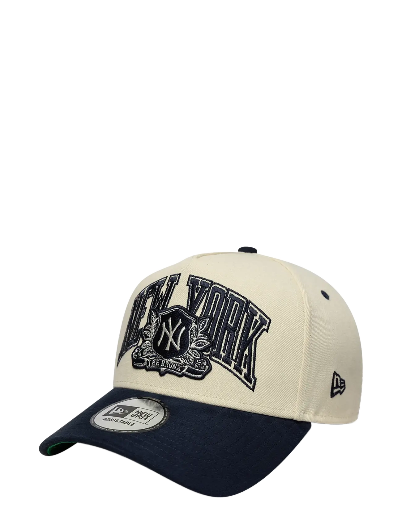New Era WORDMARK SUEDE EFRAME NEYYAN - Vis alt - LTCNVY / cream
