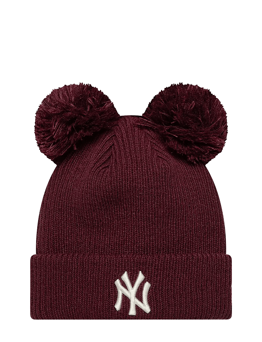 New Era - WMNS DOUBLE POM BEANIE NEYYAN - kootud mütsid - fbg - 0