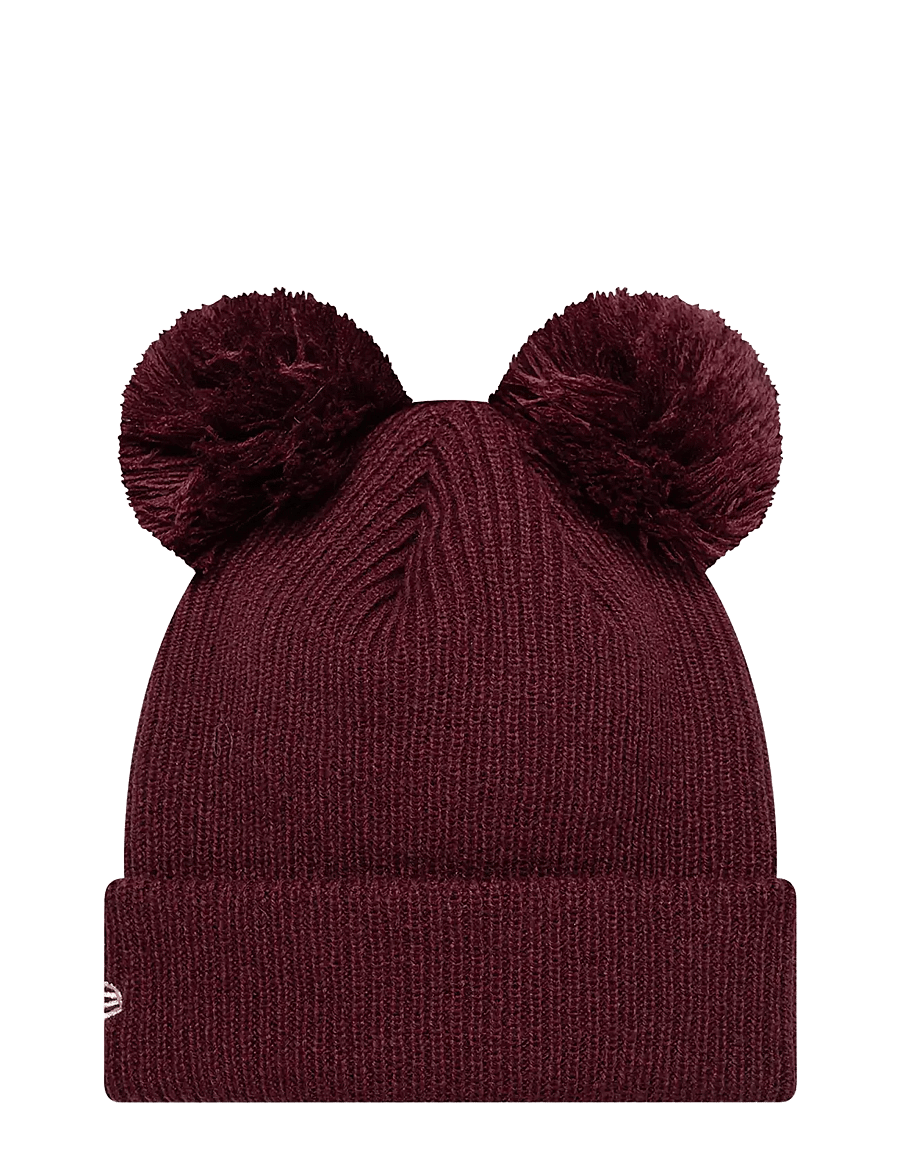 New Era - WMNS DOUBLE POM BEANIE NEYYAN - kootud mütsid - fbg - 1