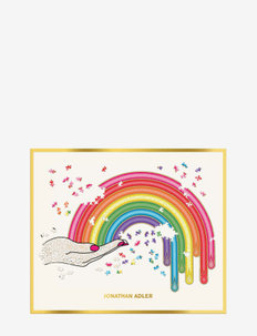 Jonathan Adler Rainbow Hand 750 Piece Shaped Puzzle, New Mags