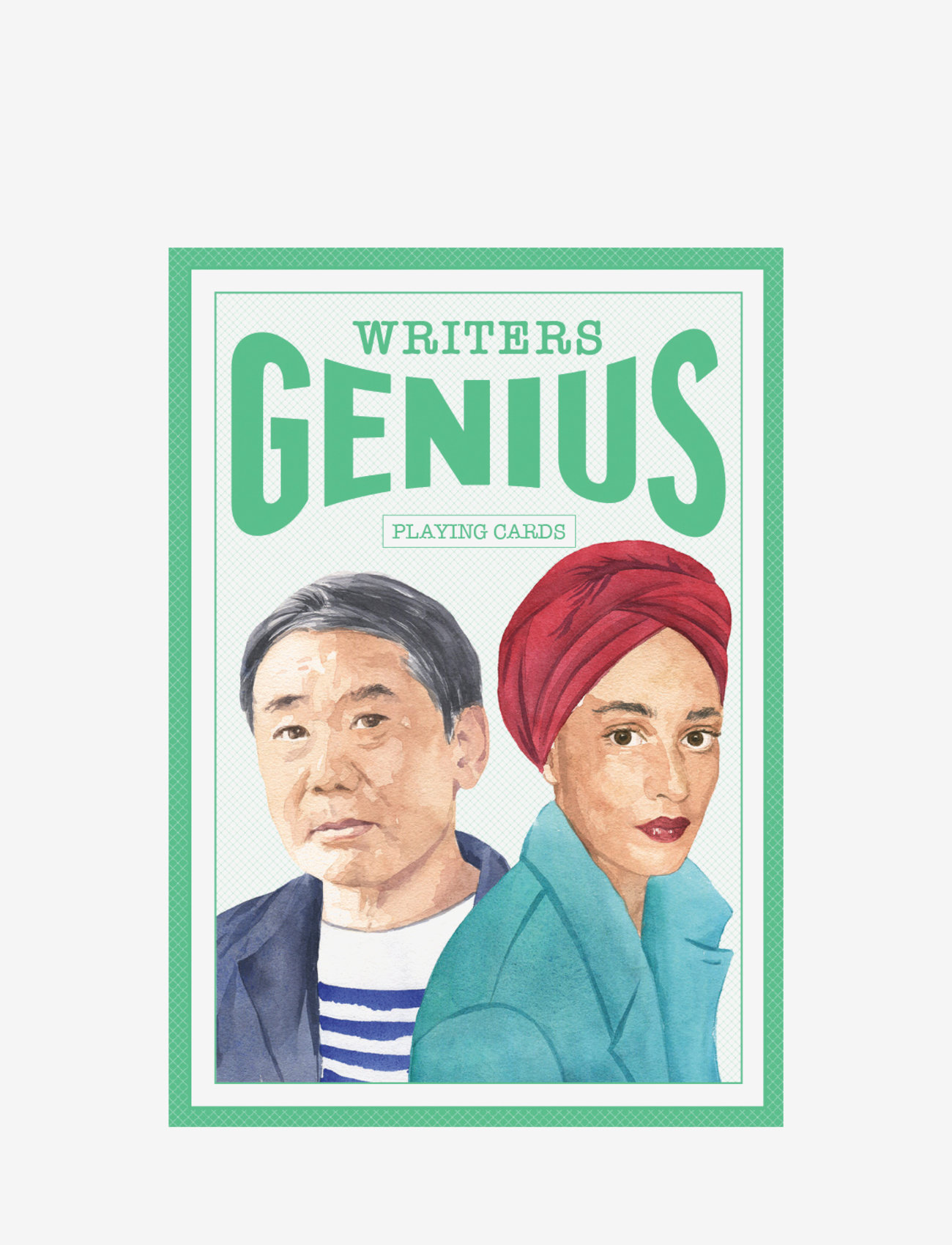 New Mags - Genius Writers playing Cards - jeux et puzzles - multicolor/green - 0