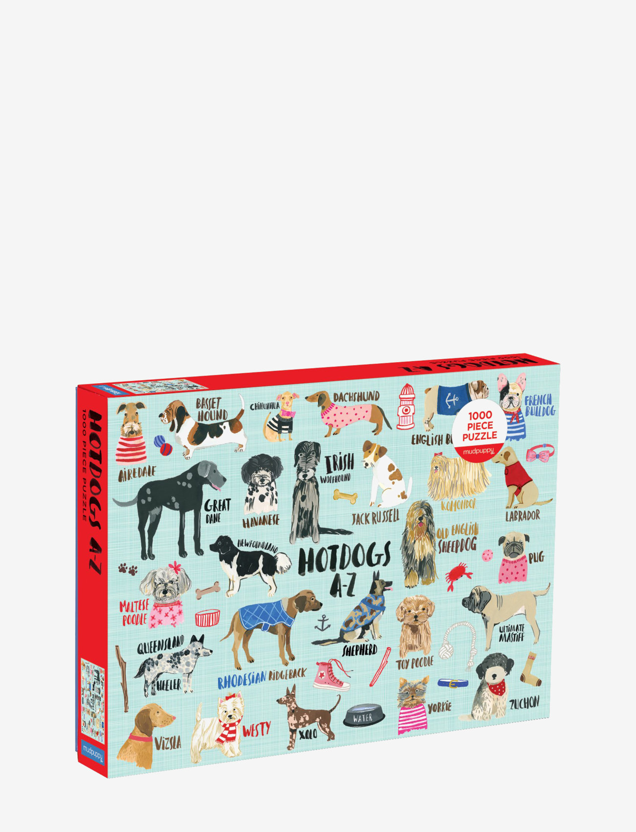 New Mags - Hot Dogs A-Z 1000 Pieces Puzzle - multicolor - 0