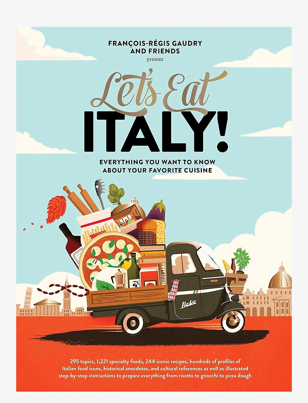 New Mags - Let's Eat Italy! - coffee table books - blue - 0