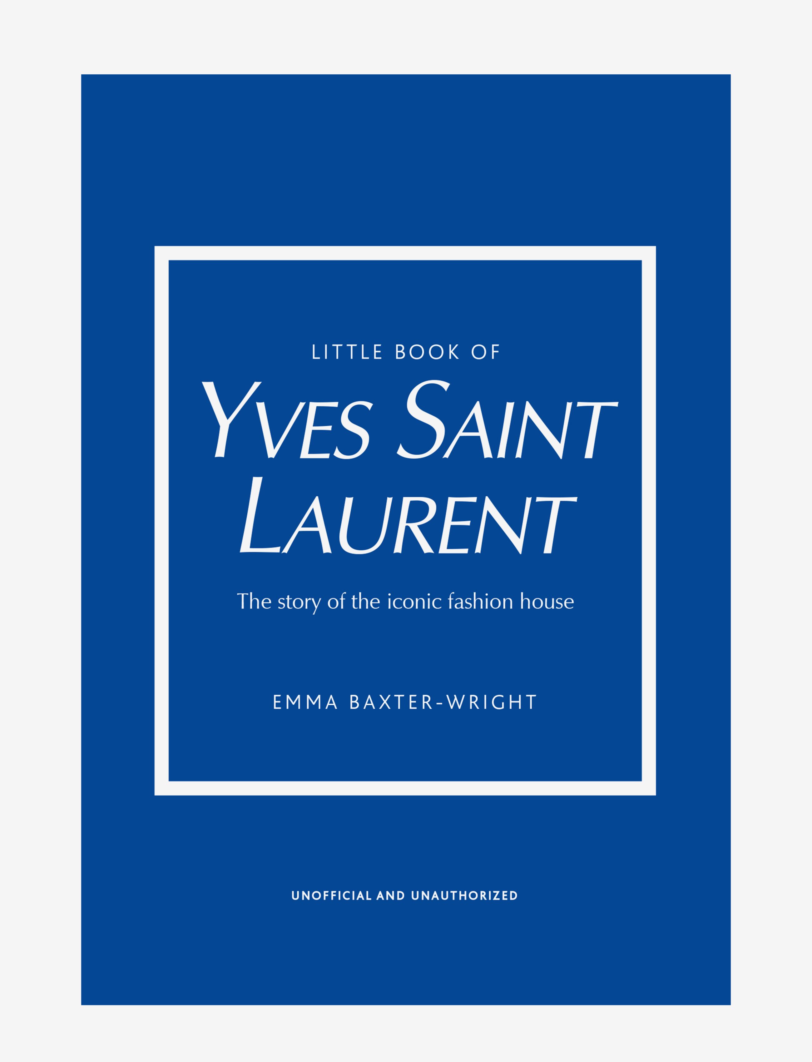 New Mags Little Book Of Yves Saint Laurent, 13X 18X 1.7 cm, Blue, Dekoration > Bøger, Unisex