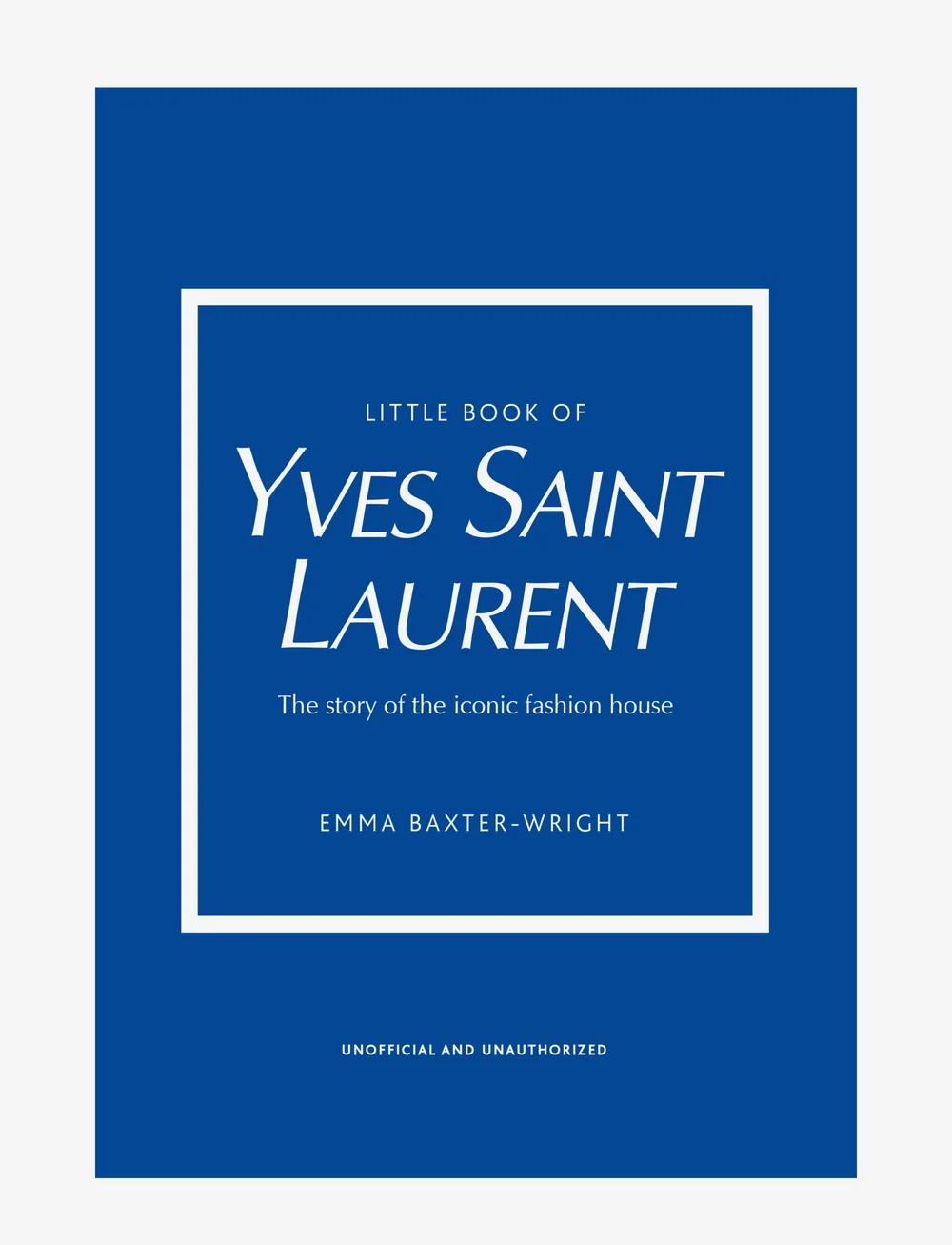 New Mags - Little Book of Yves Saint Laurent - coffee table bücher - blue - 0