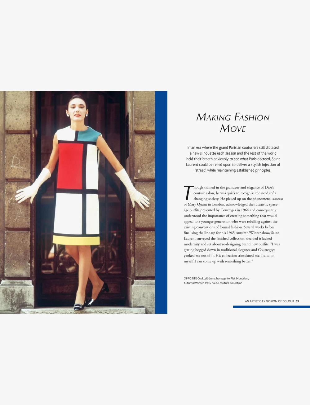 New Mags - Little Book of Yves Saint Laurent - coffee table bücher - blue - 3