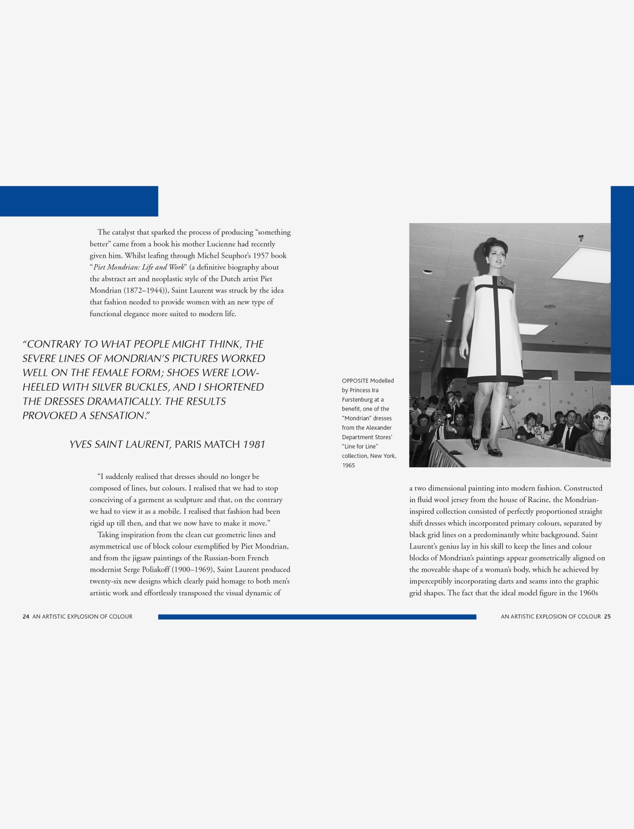 New Mags - Little Book of Yves Saint Laurent - valentinstaggeschenke - blue - 4