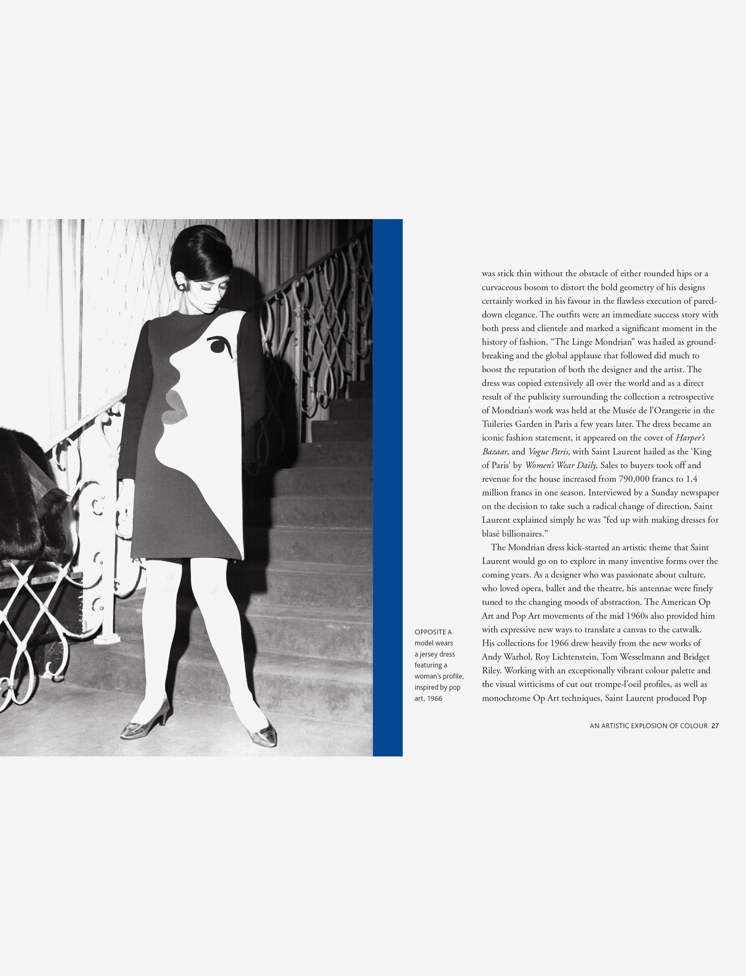 New Mags - Little Book of Yves Saint Laurent - cadeau de saint valentin - blue - 5