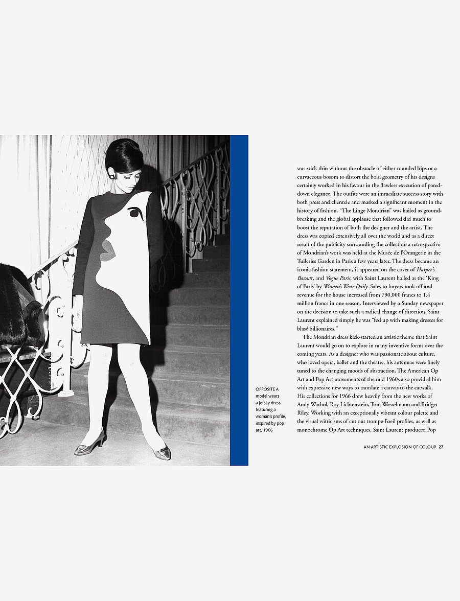 New Mags - Little Book of Yves Saint Laurent - sõbrapäeva kingitused - blue - 5