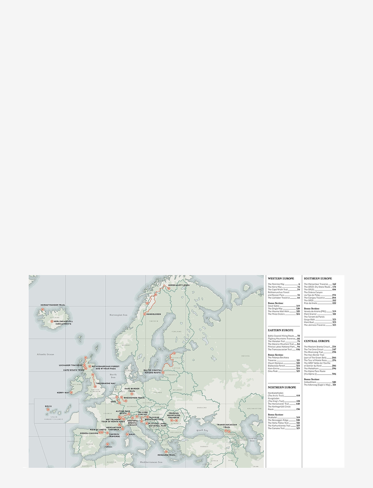 New Mags - Wanderlust Europe - verjaardagscadeaus - white/grey/green - 1