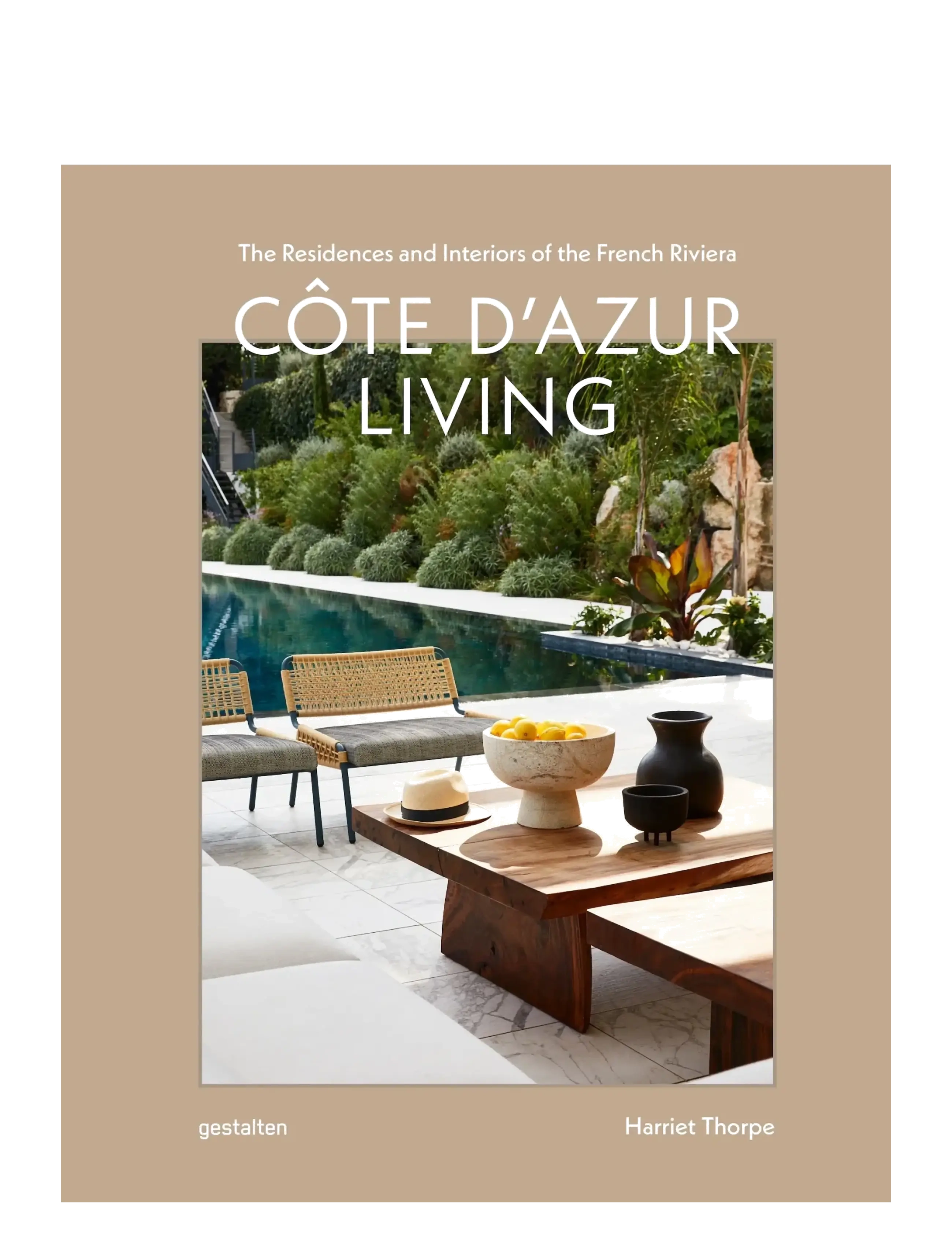New Mags Côte D'azur Living, 25X2.7X30.5 cm, Brown, Dekoration > Bøger, Unisex