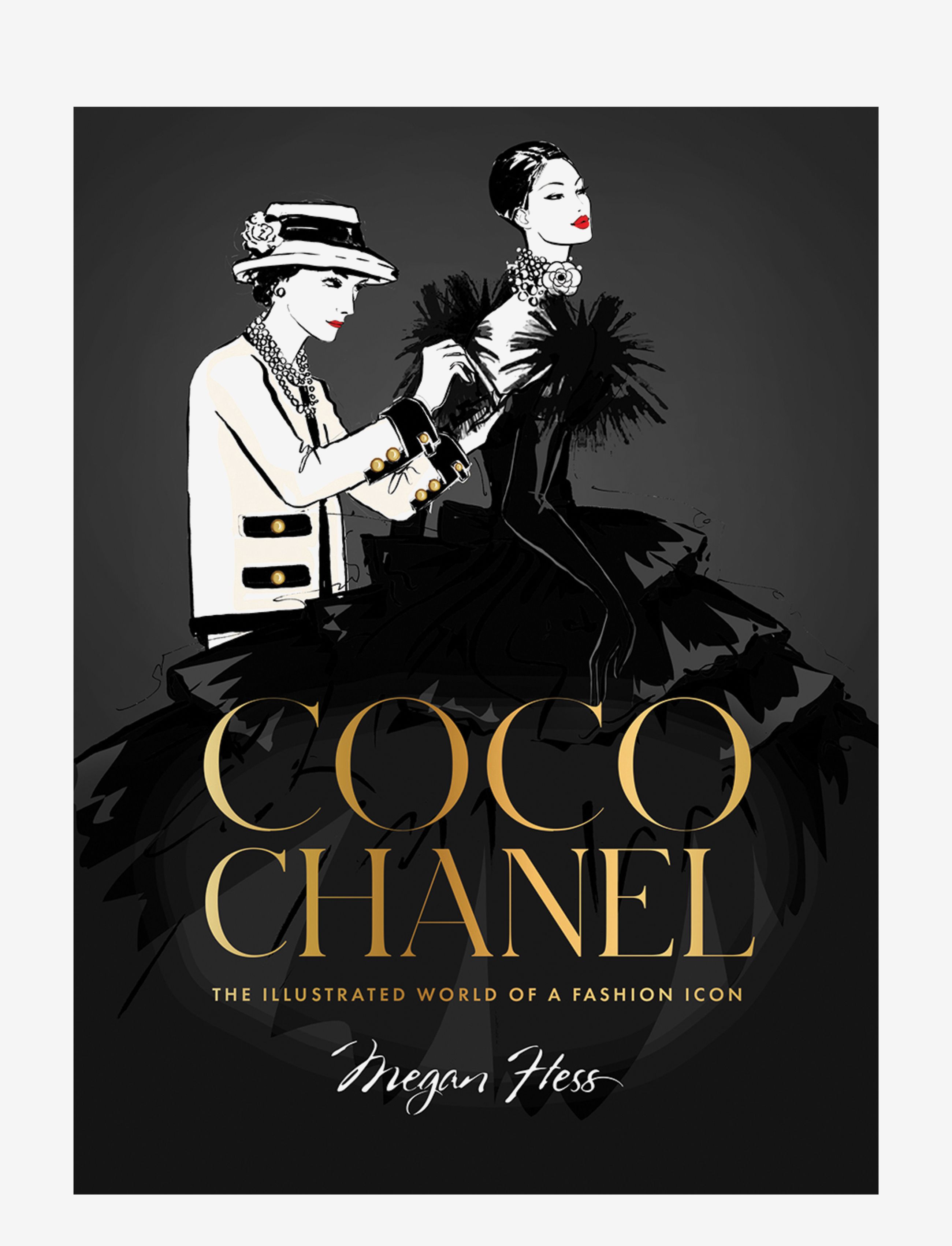 New Mags Coco Chanel - The Illustrated World Of A Fashion Icon, 19.5X2.3X25.5 cm, Black, Dekoration > Bøger, Unisex