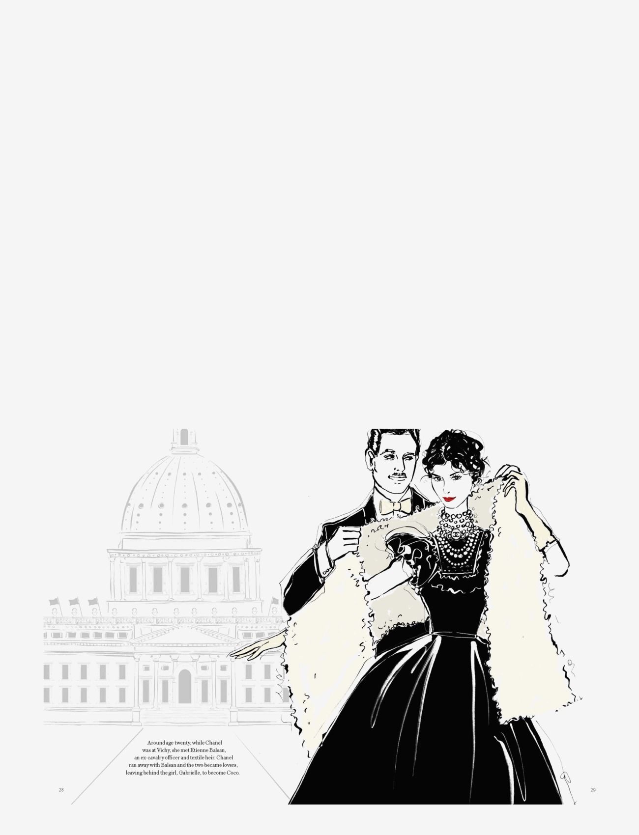 New Mags - Coco Chanel - The Illustrated World of a Fashion Icon - coffee table böcker - black - 3