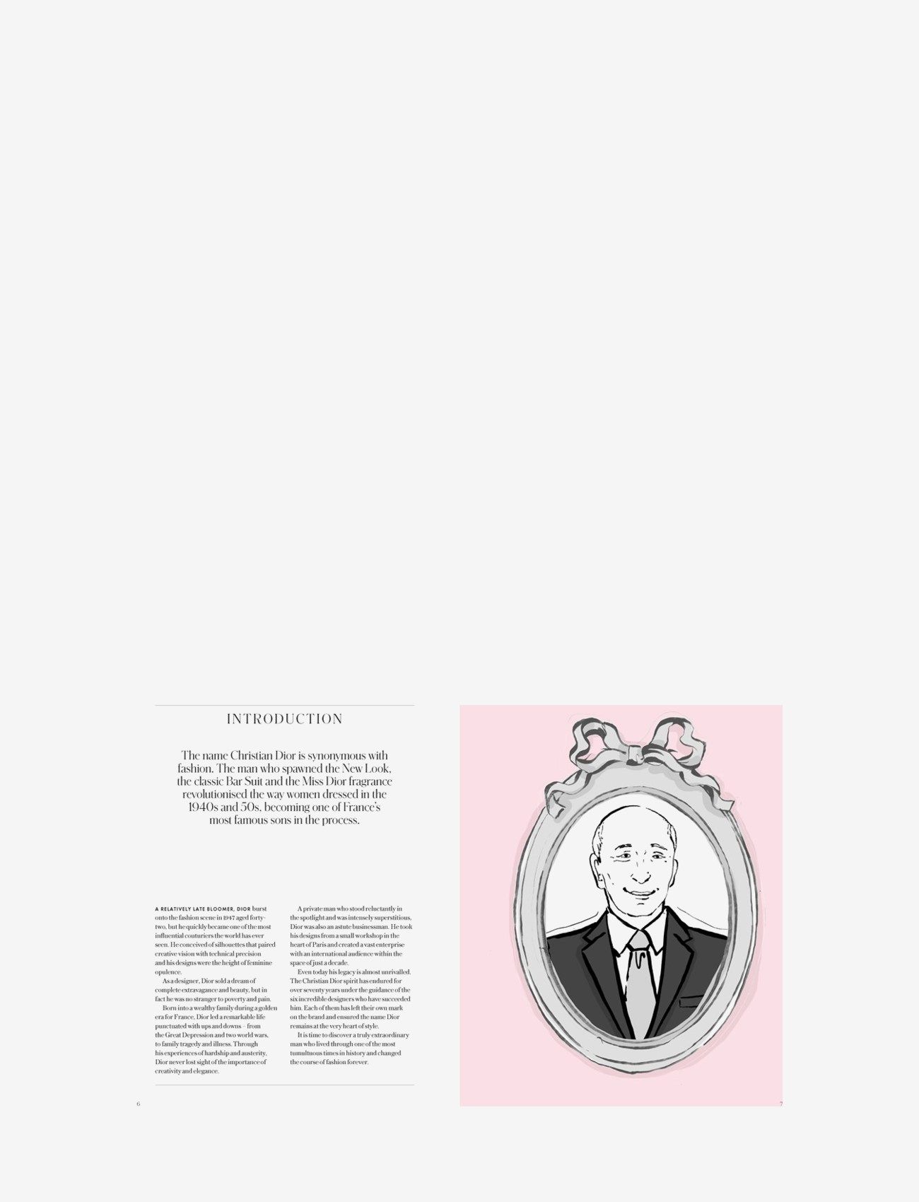 New Mags - Christian Dior: The Illustrated World of a Fashion Master - cadeau de saint valentin - grey - 1