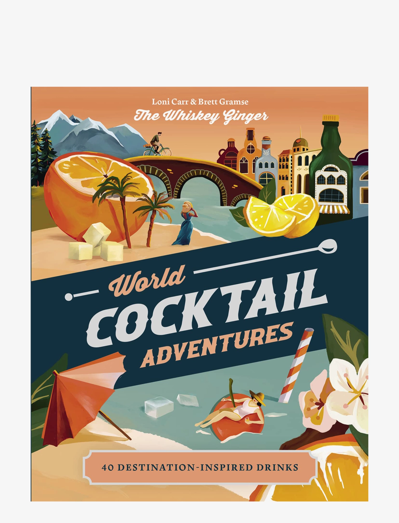New Mags World Cocktail Adventures, 15.5X2X19 cm, Multi/patterned, Bordservice > Drikkevarer Og Bartilbehør, Unisex