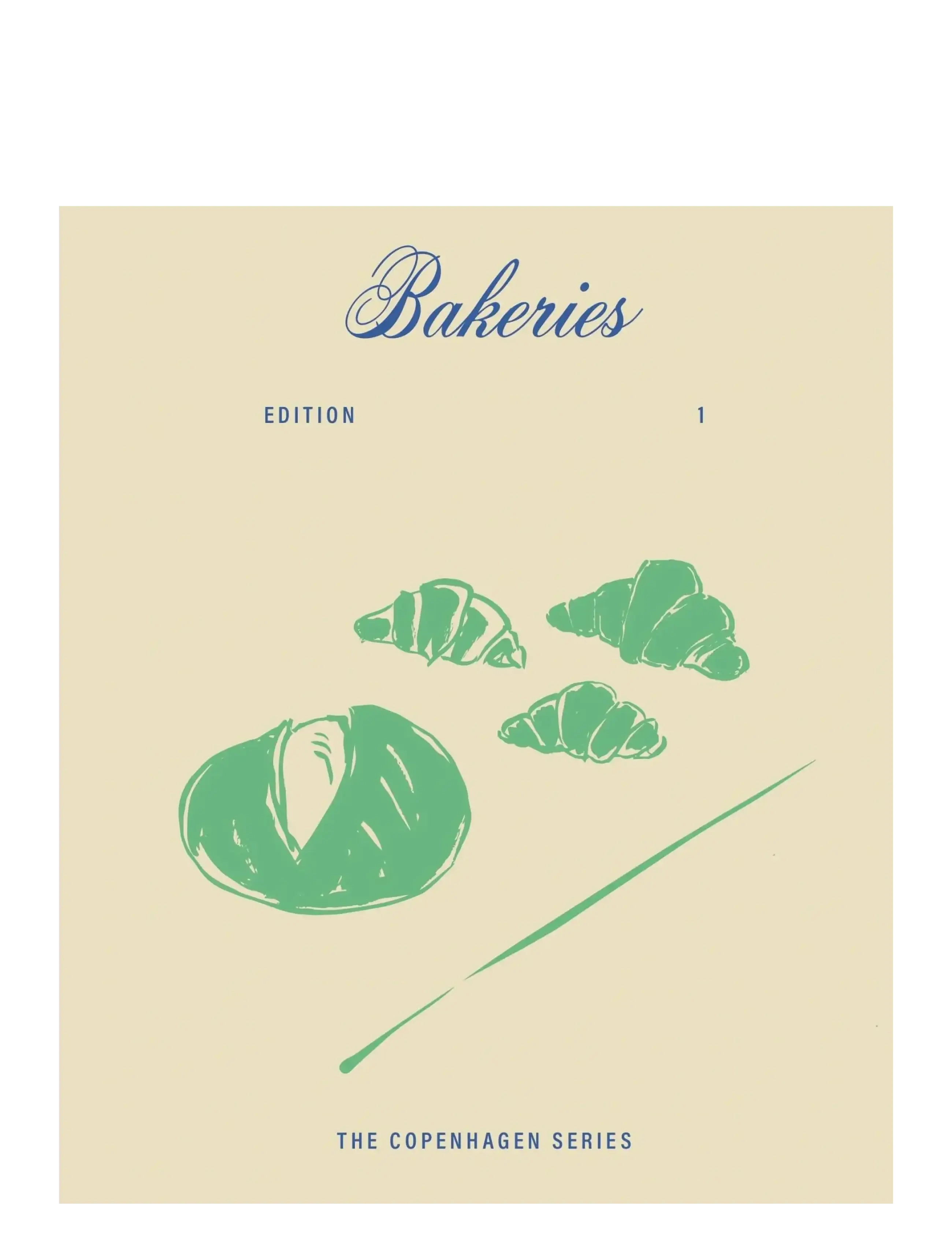 New Mags Bakeries - The Copenhagen Series, 13.5X0.5X16.5, Beige, Dekoration > Bøger, Unisex