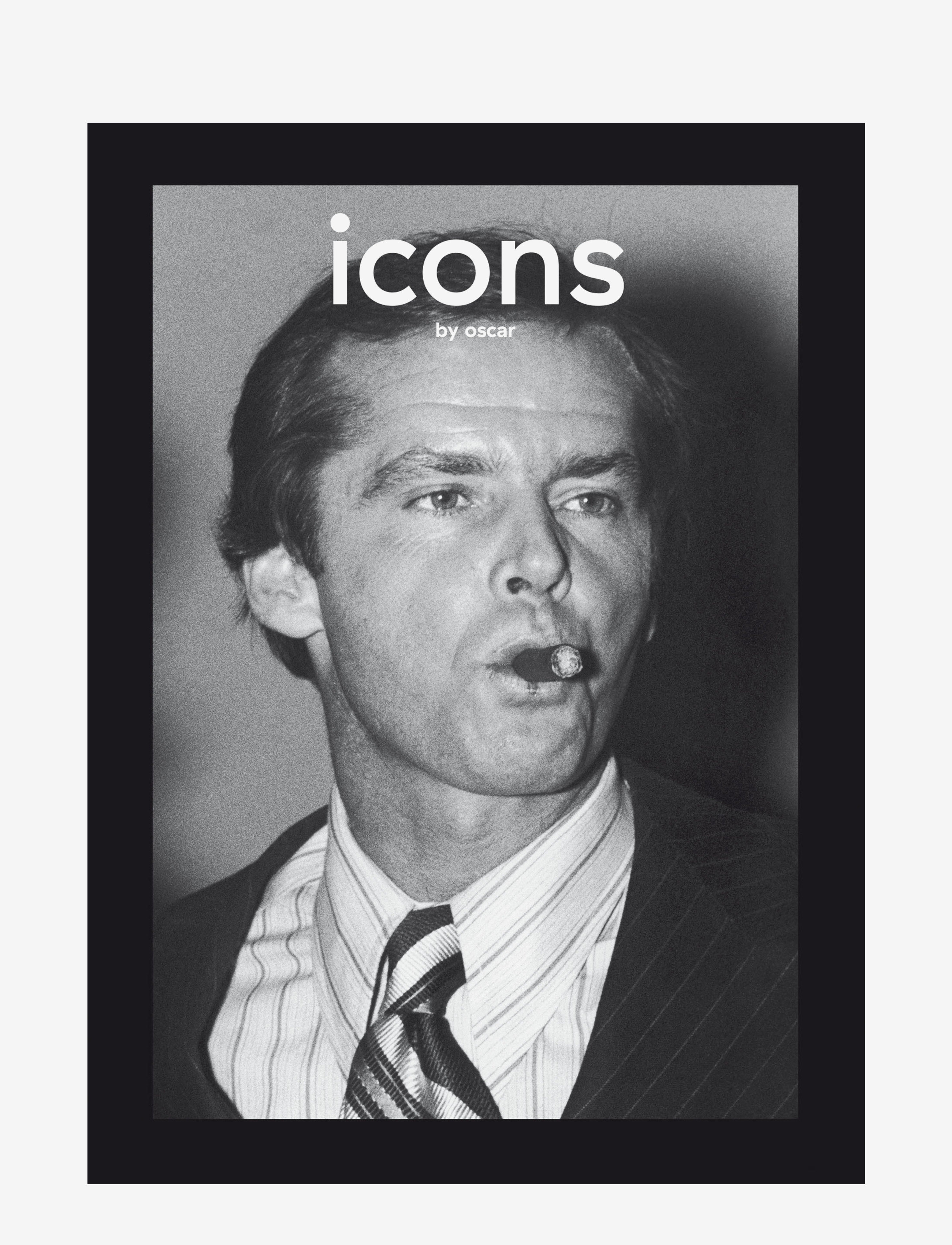New Mags Icons By Oscar, 19X3.3X26 cm, Black, Dekoration > Bøger, Unisex