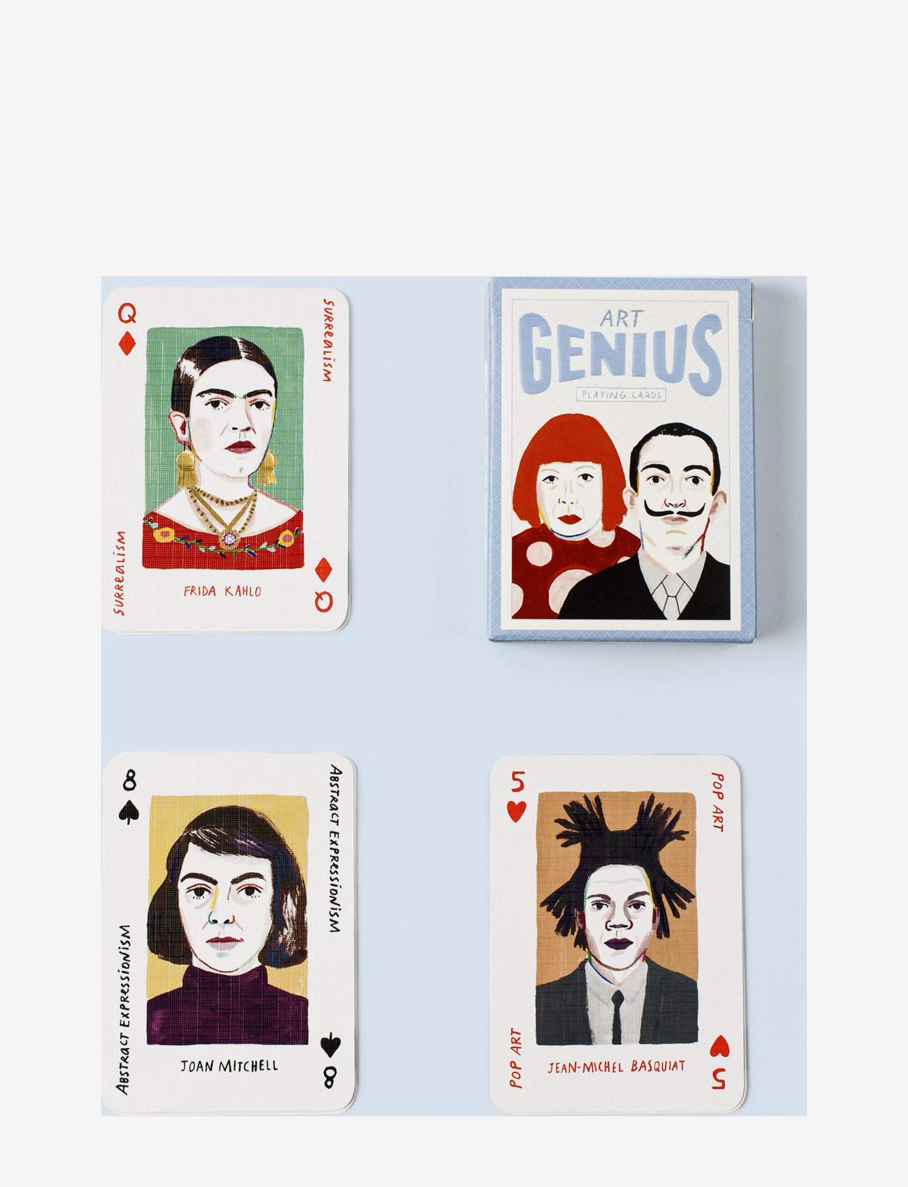 New Mags - ART playing Cards - sõbrapäeva kingitused - multicolor/light blue - 2