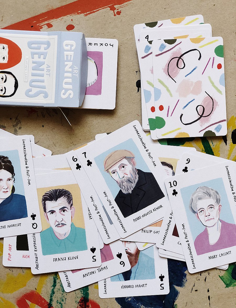 New Mags - ART playing Cards - sõbrapäeva kingitused - multicolor/light blue - 0
