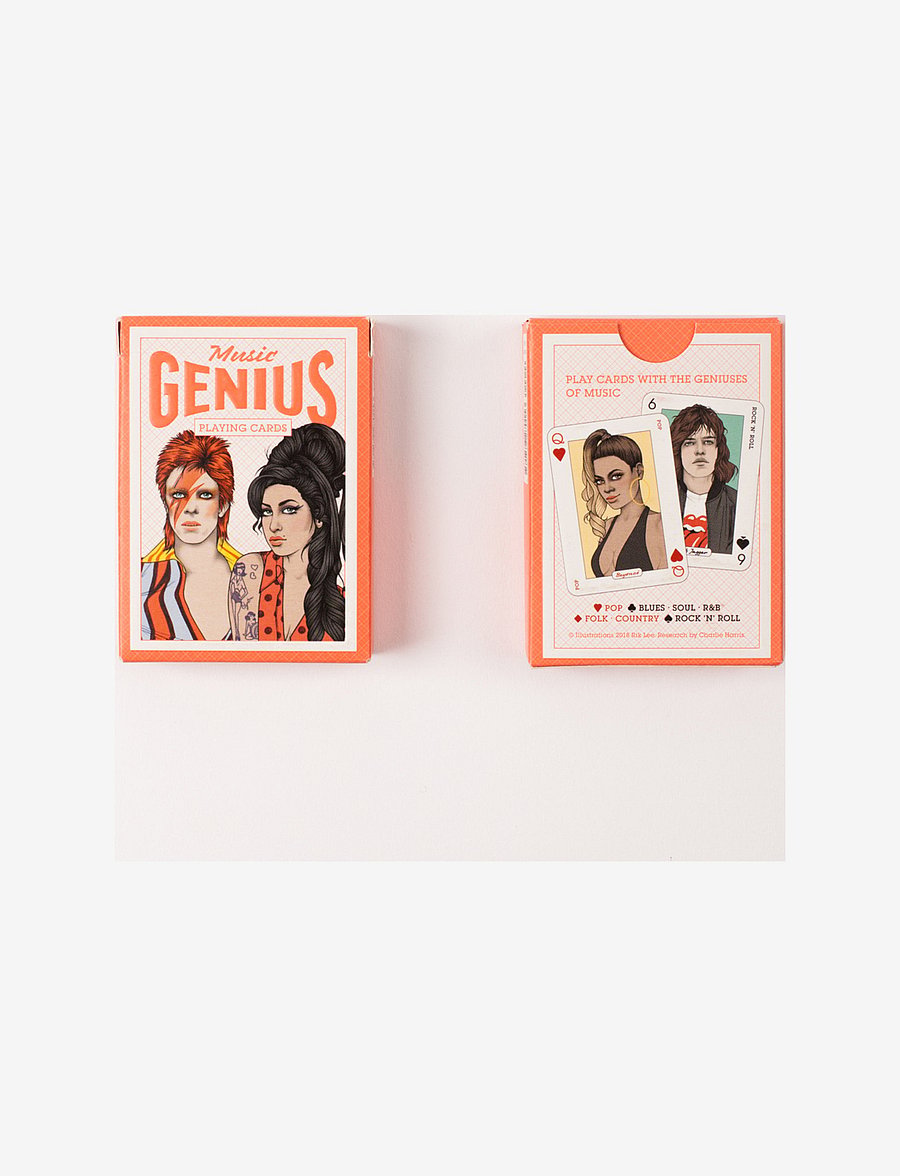 New Mags - MUSIC playing Cards - sõbrapäeva kingitused - multicolor/orange - 0