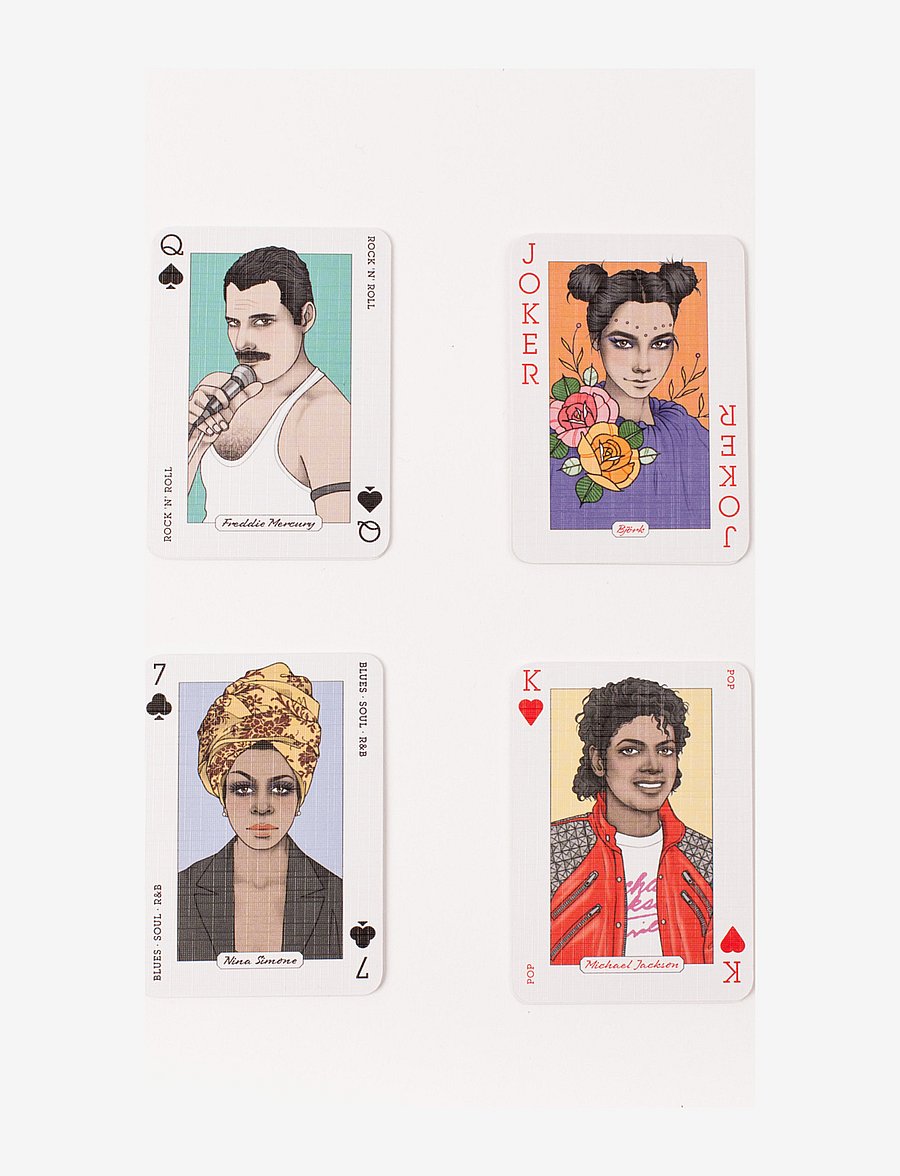 New Mags - MUSIC playing Cards - sõbrapäeva kingitused - multicolor/orange - 1