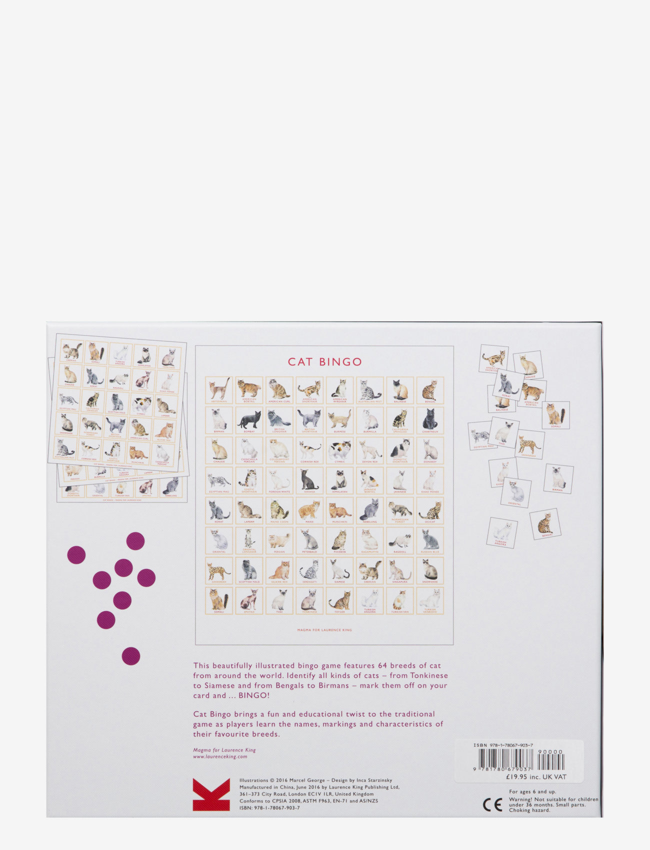 New Mags - Cat Bingo - køb efter pris - multicolor/white - 4