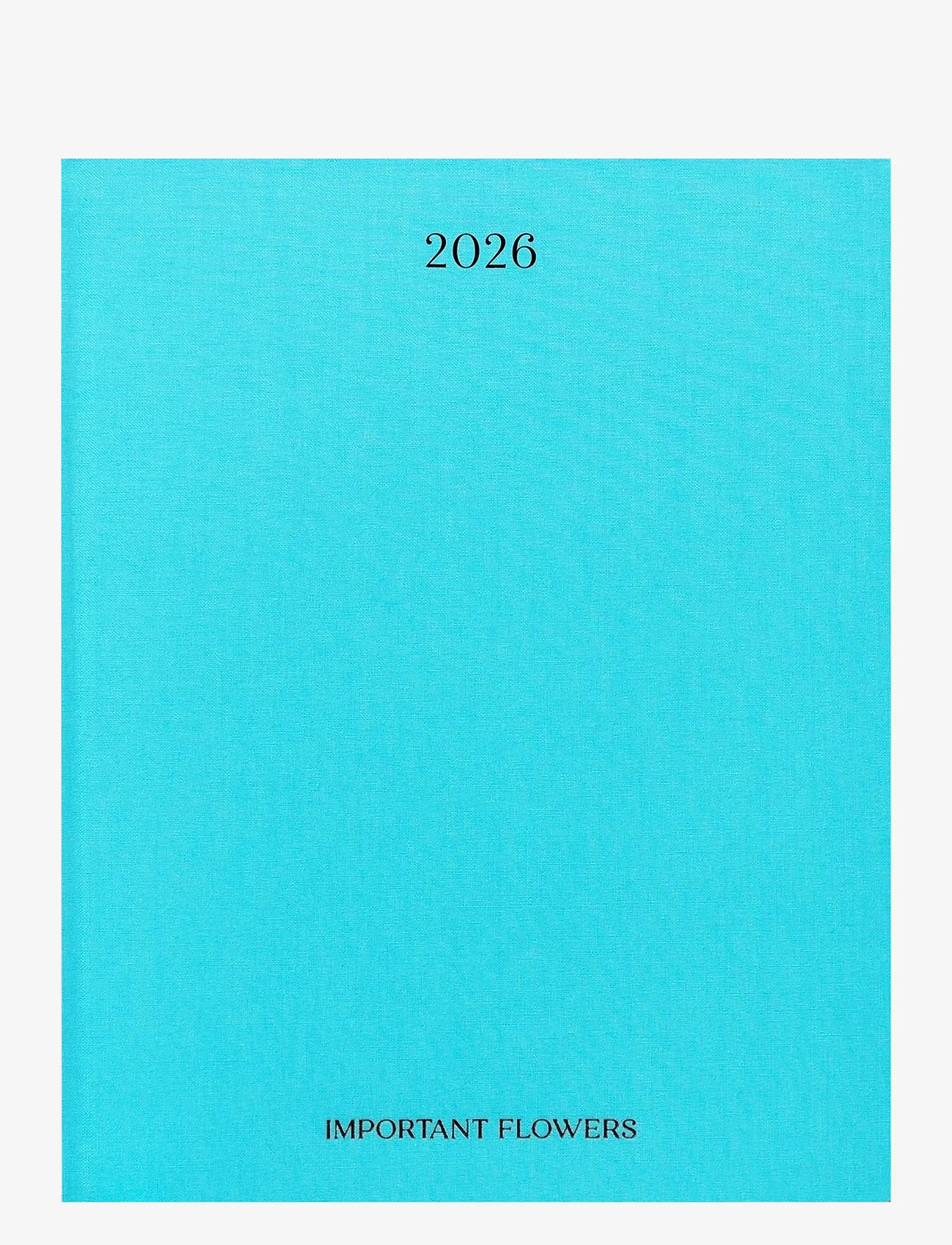 New Mags - The Important Flowers Planner 2026 - köp efter pris - turquoise - 0