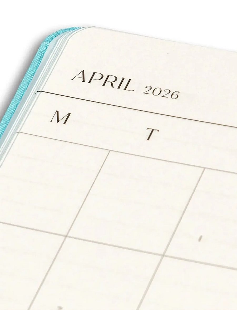 New Mags - The Important Flowers Planner 2026 - kalender & notizbücher - turquoise - 4