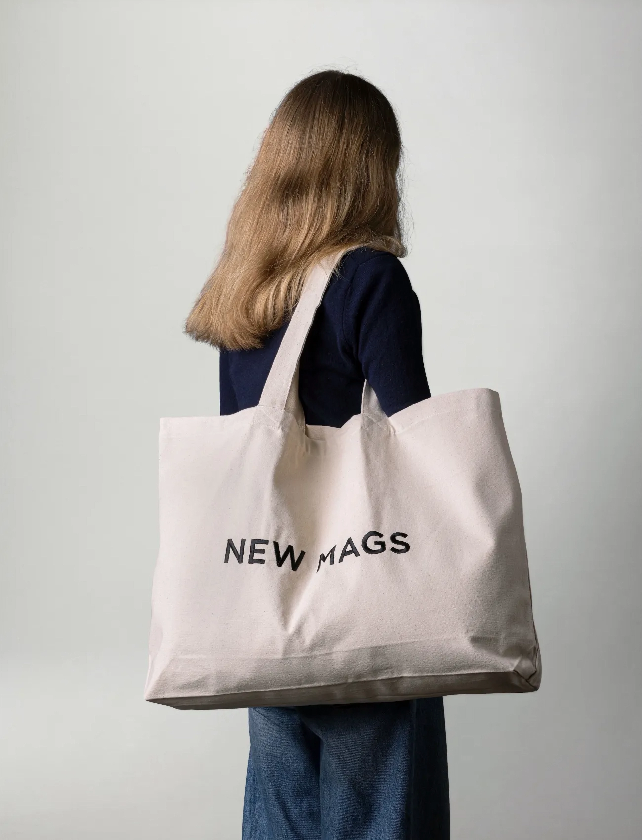 New Mags New Mags Weekend Bag - White, 68X44X12 cm, Beige, Tasker > Totes, Dame