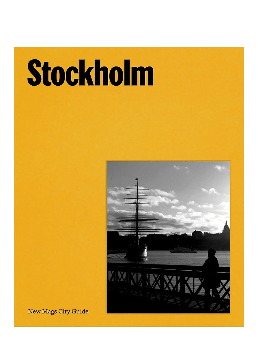 New Mags - Stockholm - raamatud - yellow - 0