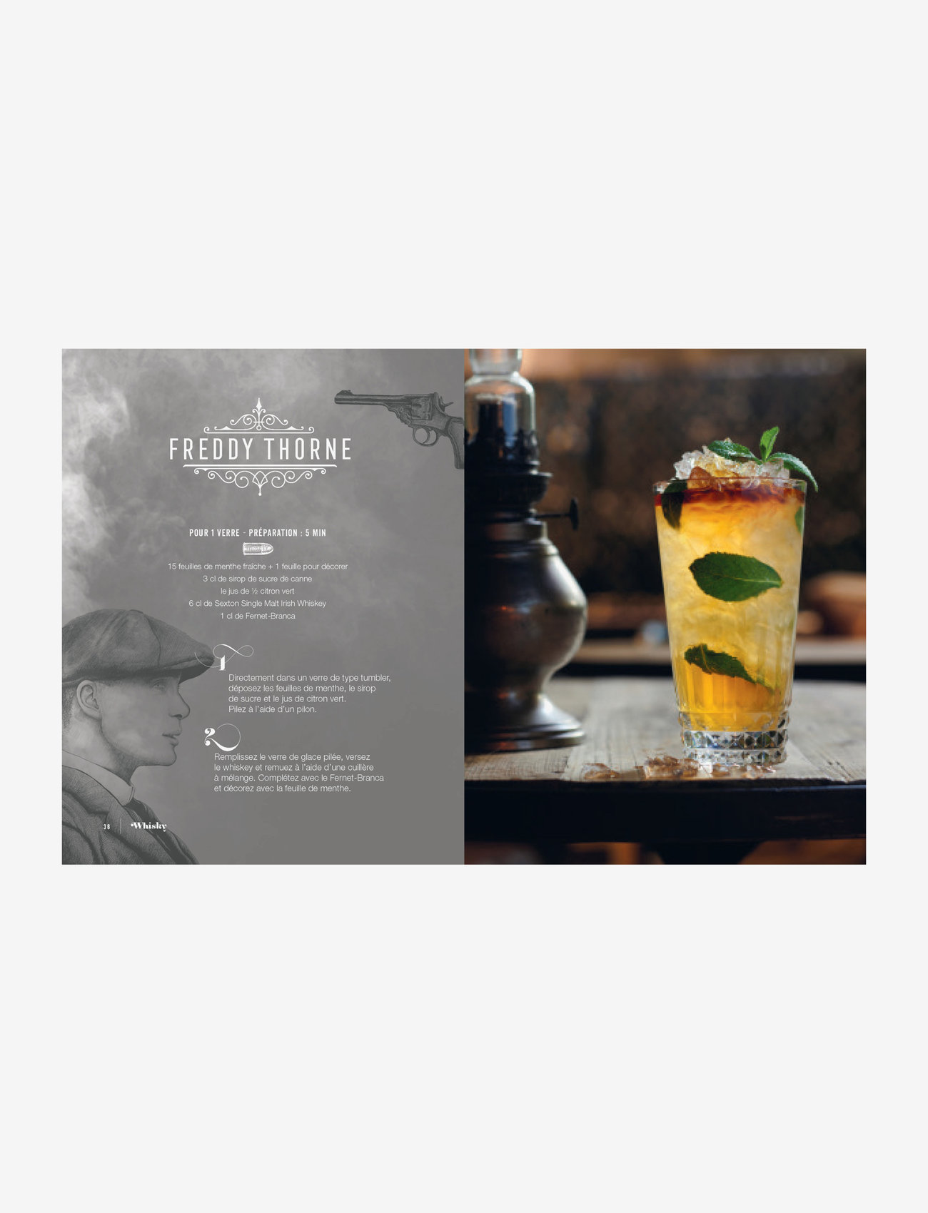 New Mags - Peaky Blinders Cocktail Book - brown - 2