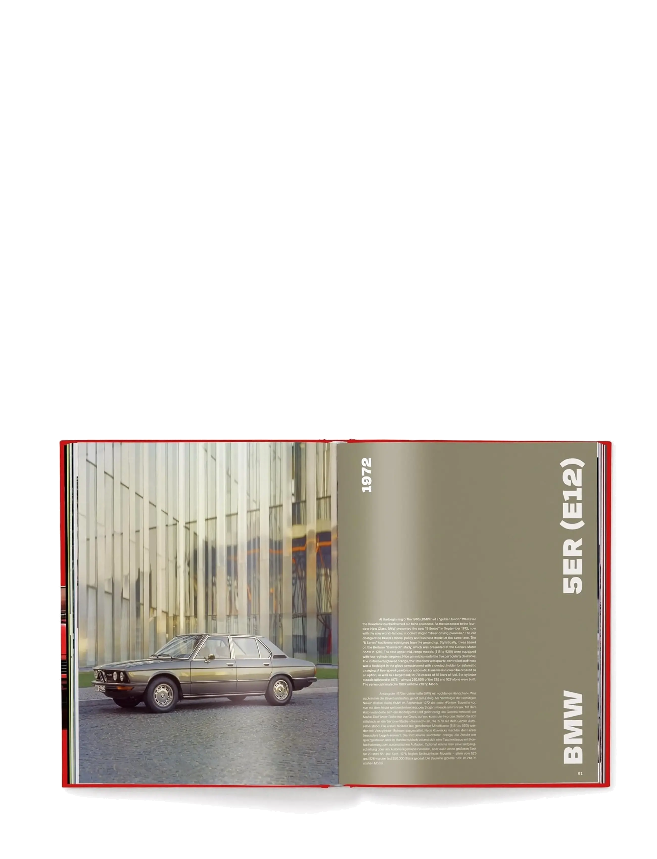 New Mags - BMW Milestones - coffee table bücher - red - 2