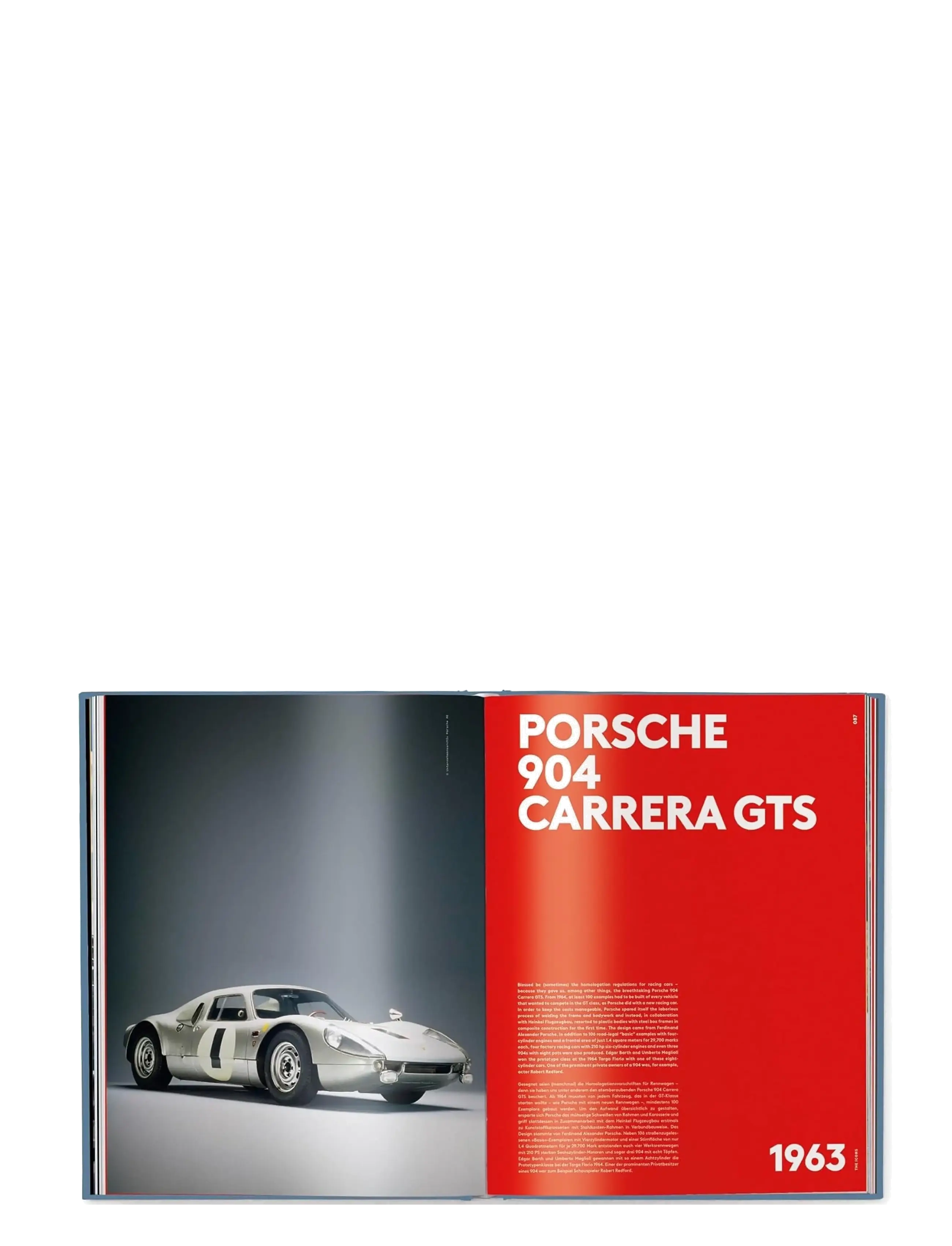 New Mags - The Porsche Book - blue - 2