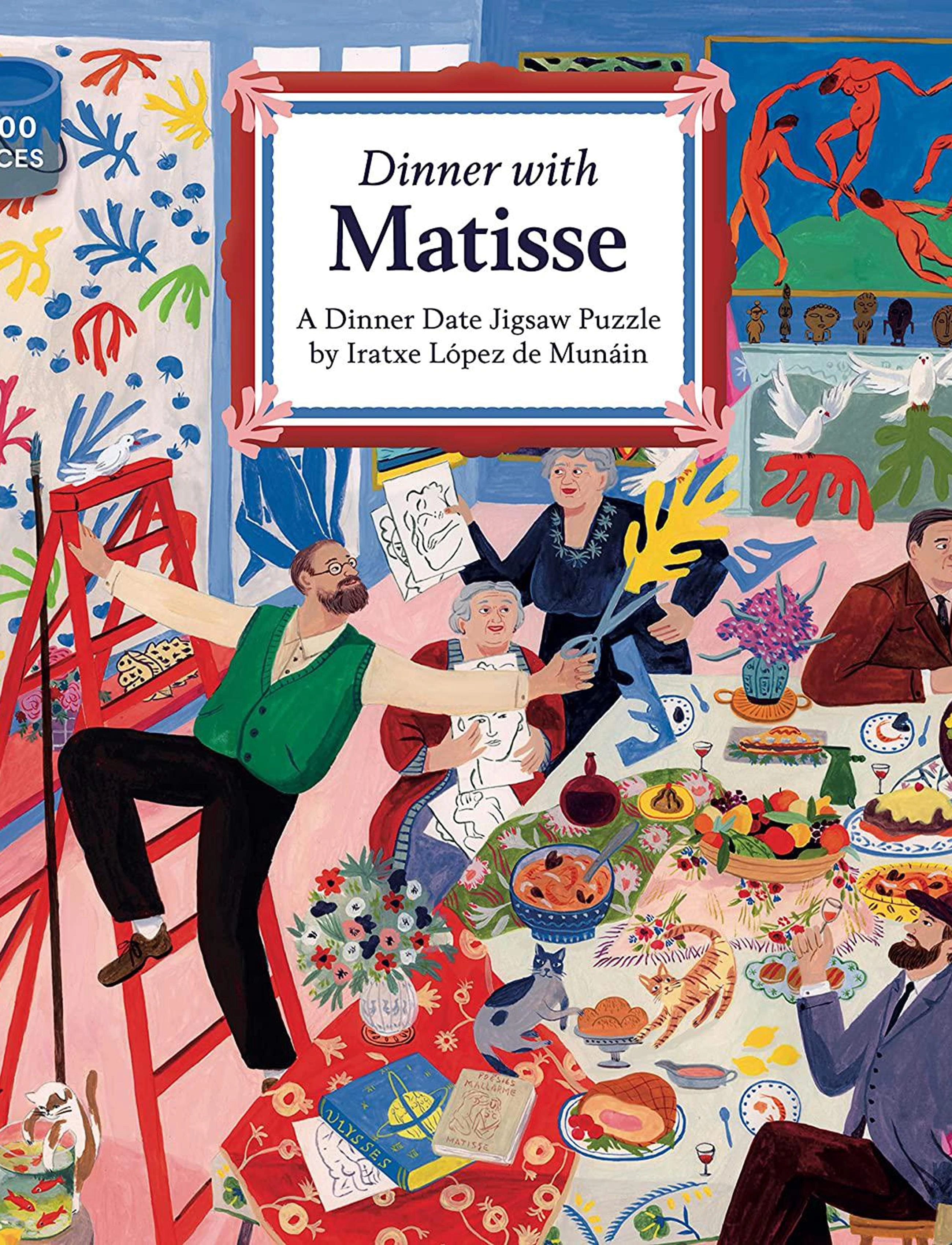 New Mags Dinner With Matisse, 27X 27X 5 cm, Multi/patterned, Dekoration > Bøger, Unisex