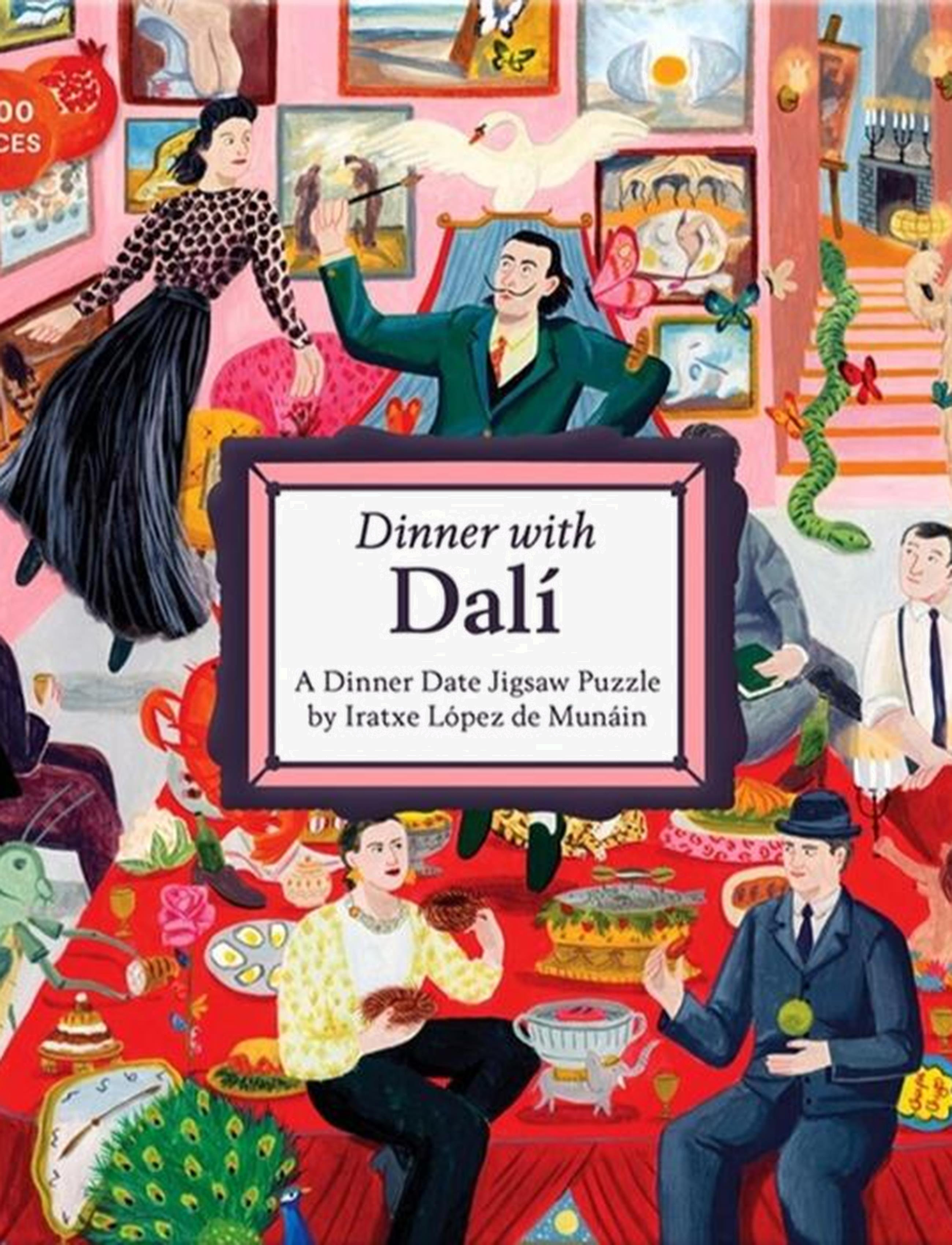 New Mags Dinner With Dalí, 27X 27X 5 cm, Multi/patterned, Dekoration > Bøger, Unisex
