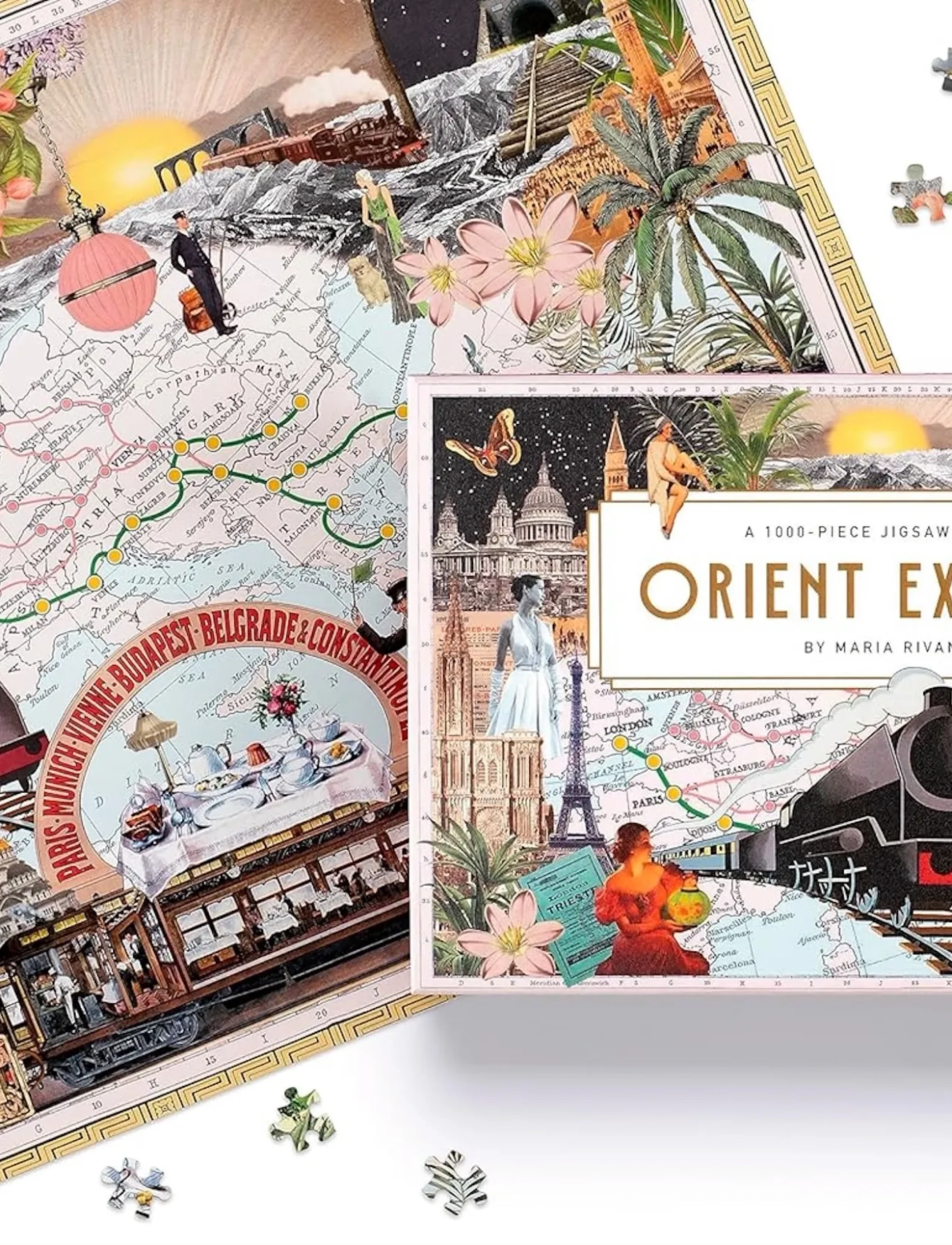 New Mags - Orient Express A 1000-Piece Jigsaw Puzzle - galda spēles - multi coloured - 3