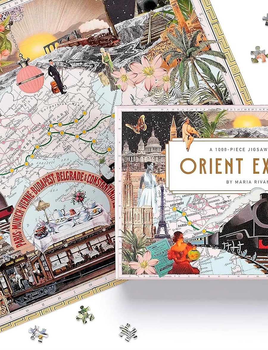 New Mags - Orient Express A 1000-Piece Jigsaw Puzzle - mängud ja pusled - multi coloured - 3