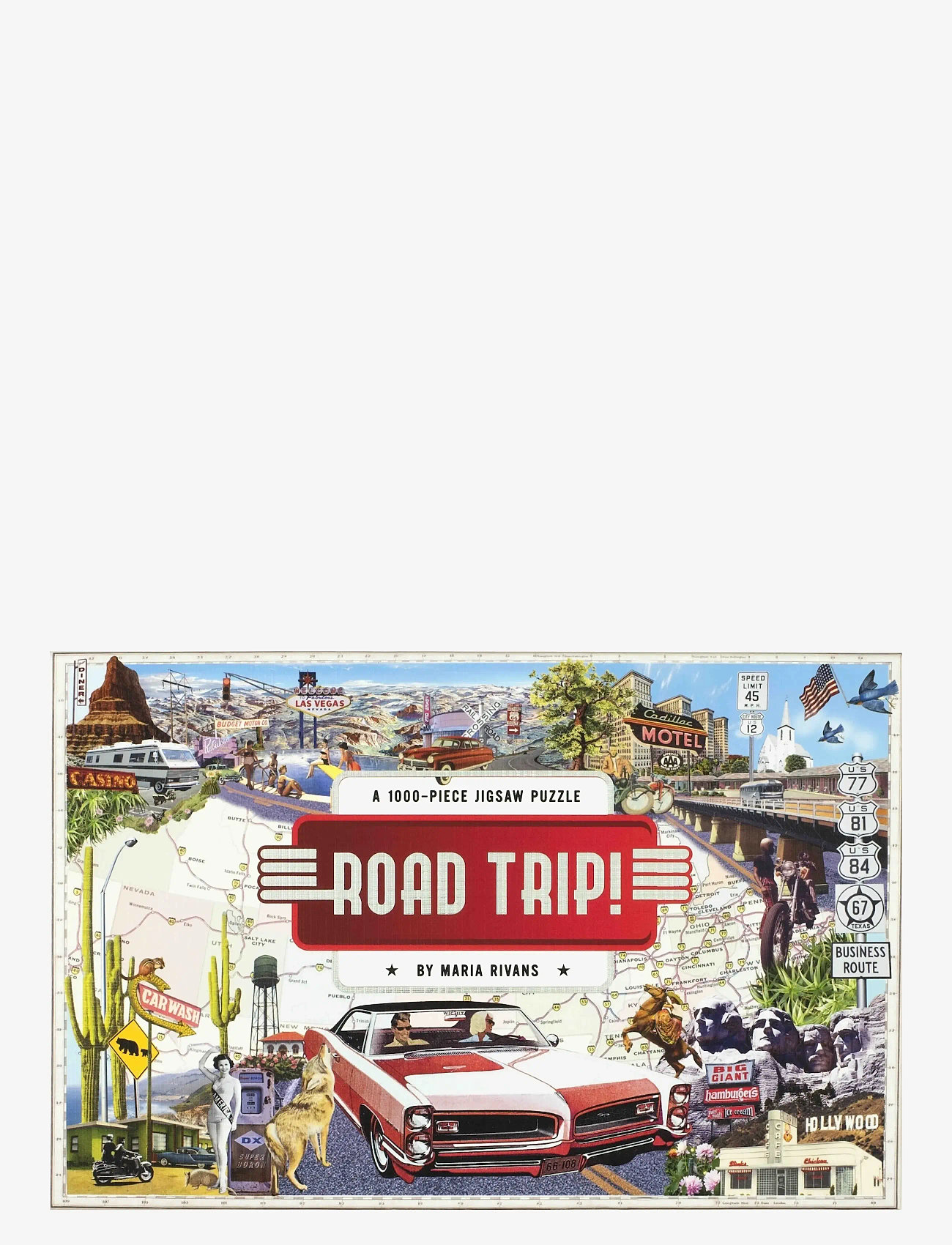 New Mags - Road Trip A 1000-Piece Jigsaw Puzzle - mängud ja pusled - multi coloured - 0