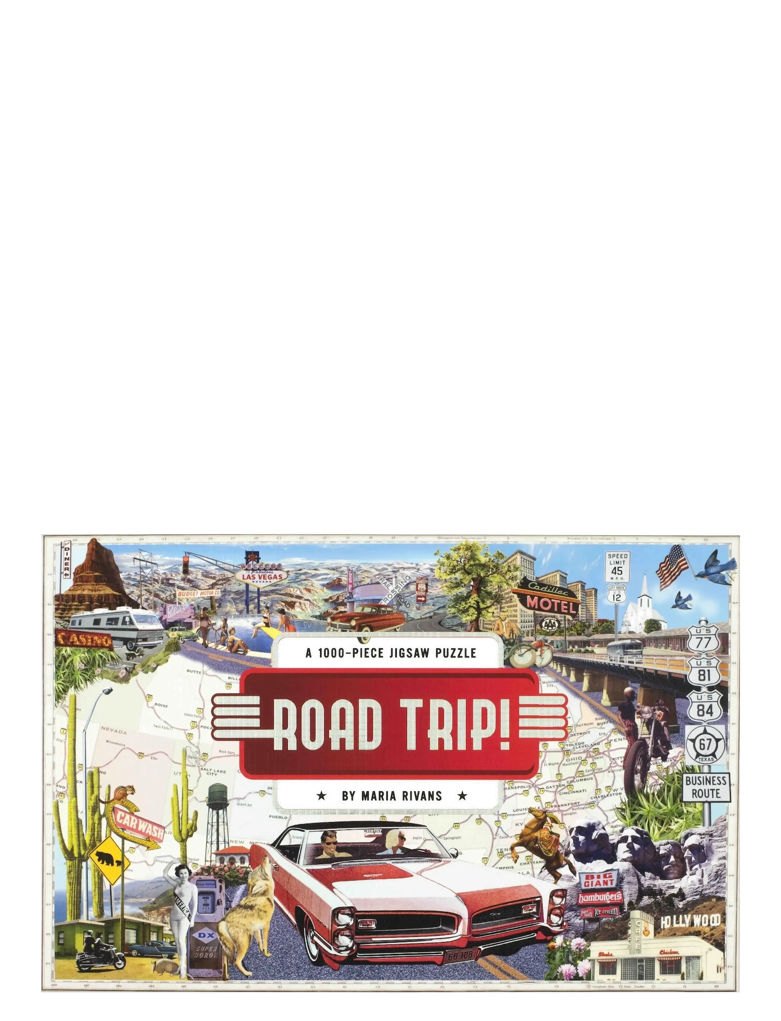New Mags Road Trip A 1000-Piece Jigsaw Puzzle - Spill & Puslespill - MULTI COLOURED / multi