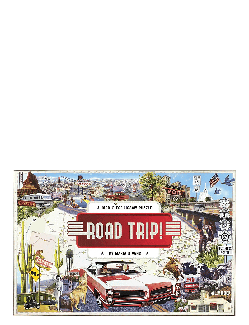 New Mags - Road Trip A 1000-Piece Jigsaw Puzzle - mängud ja pusled - multi coloured - 0