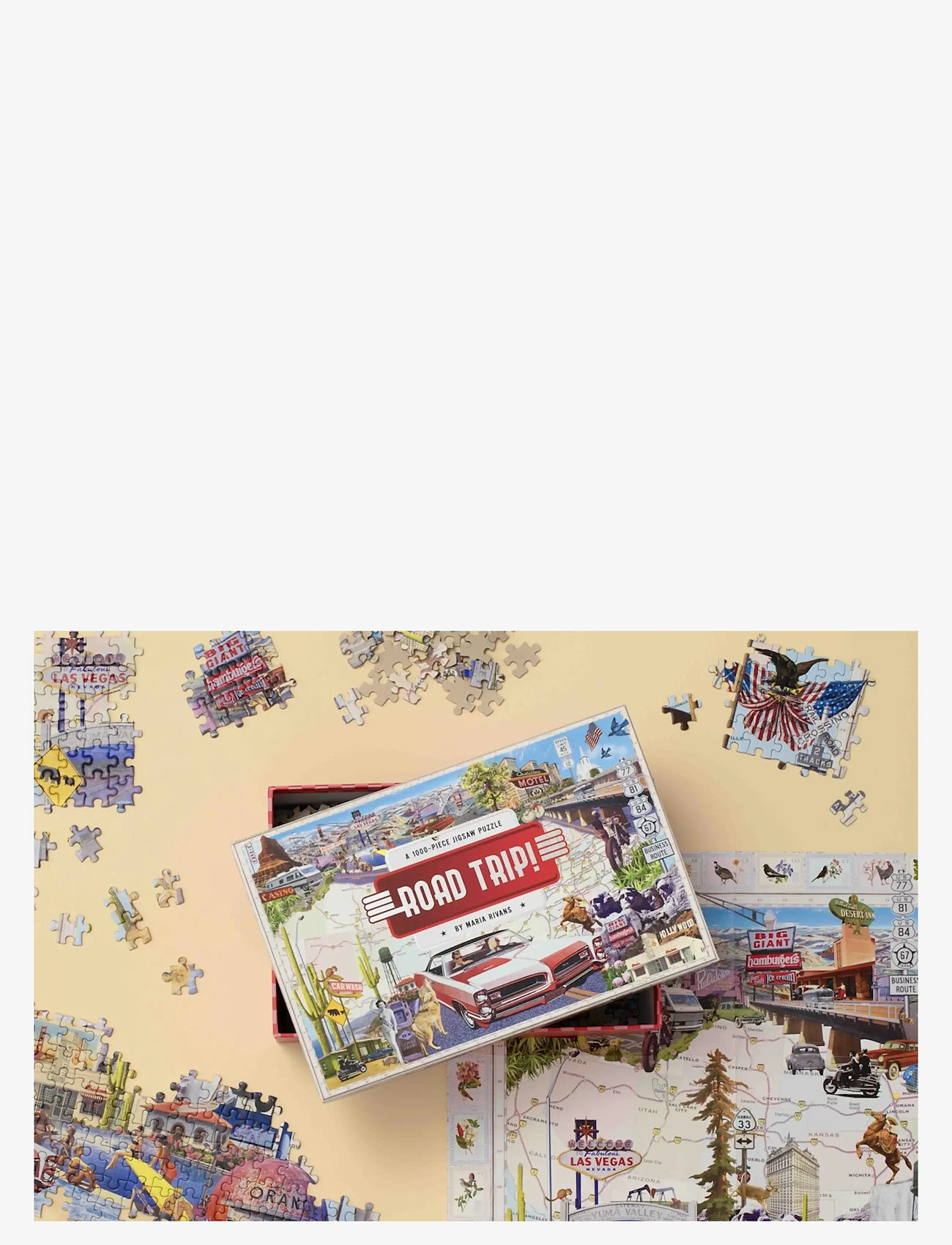 New Mags - Road Trip A 1000-Piece Jigsaw Puzzle - mängud ja pusled - multi coloured - 1