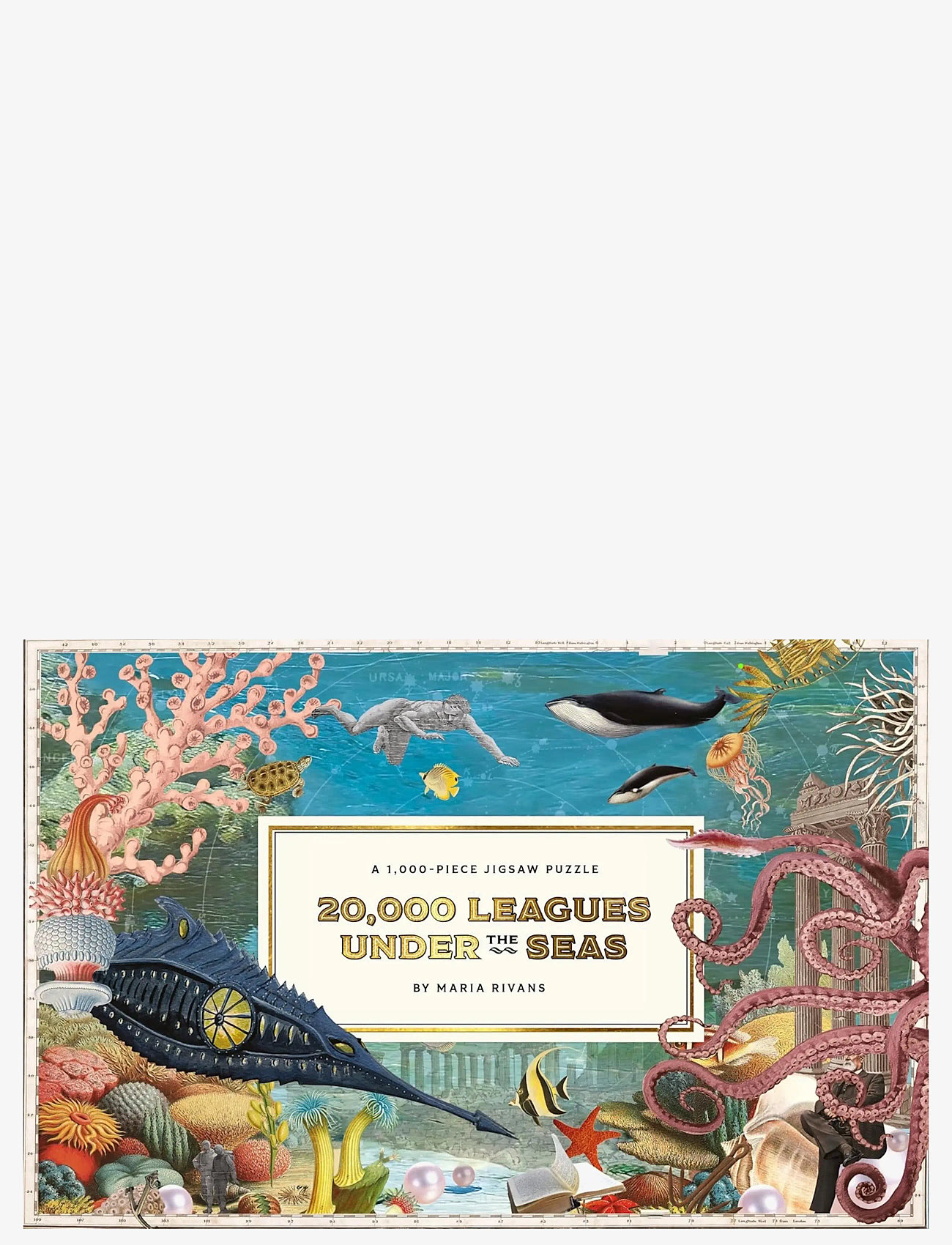 New Mags - 20,000 Leagues Under the Sea - 1000 pcs. Puzzle - spil & puslespil - multi coloured - 0