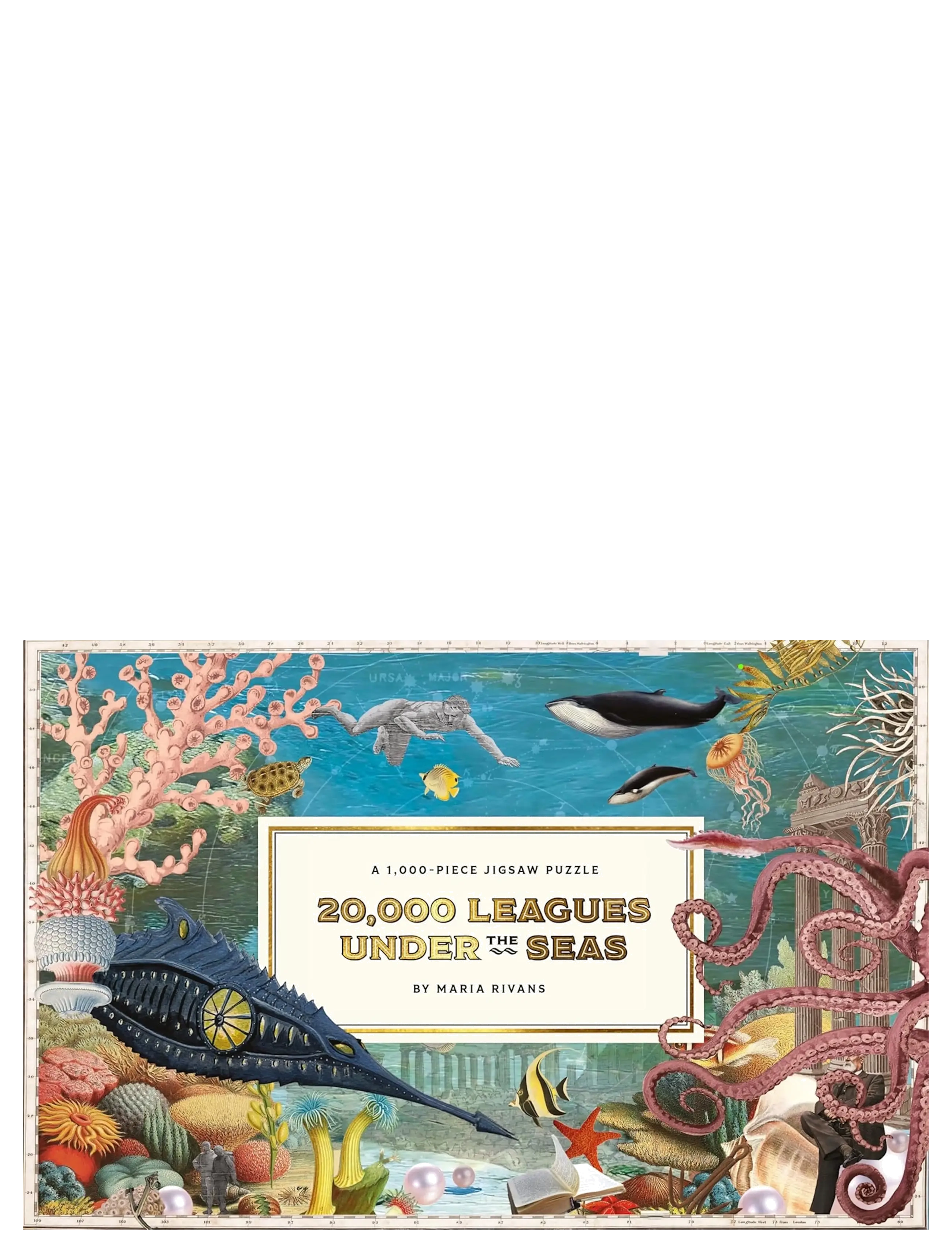 New Mags 20,000 Leagues Under the Sea - 1000 pcs. Puzzle - 4 for 3 - MULTI COLOURED / multi