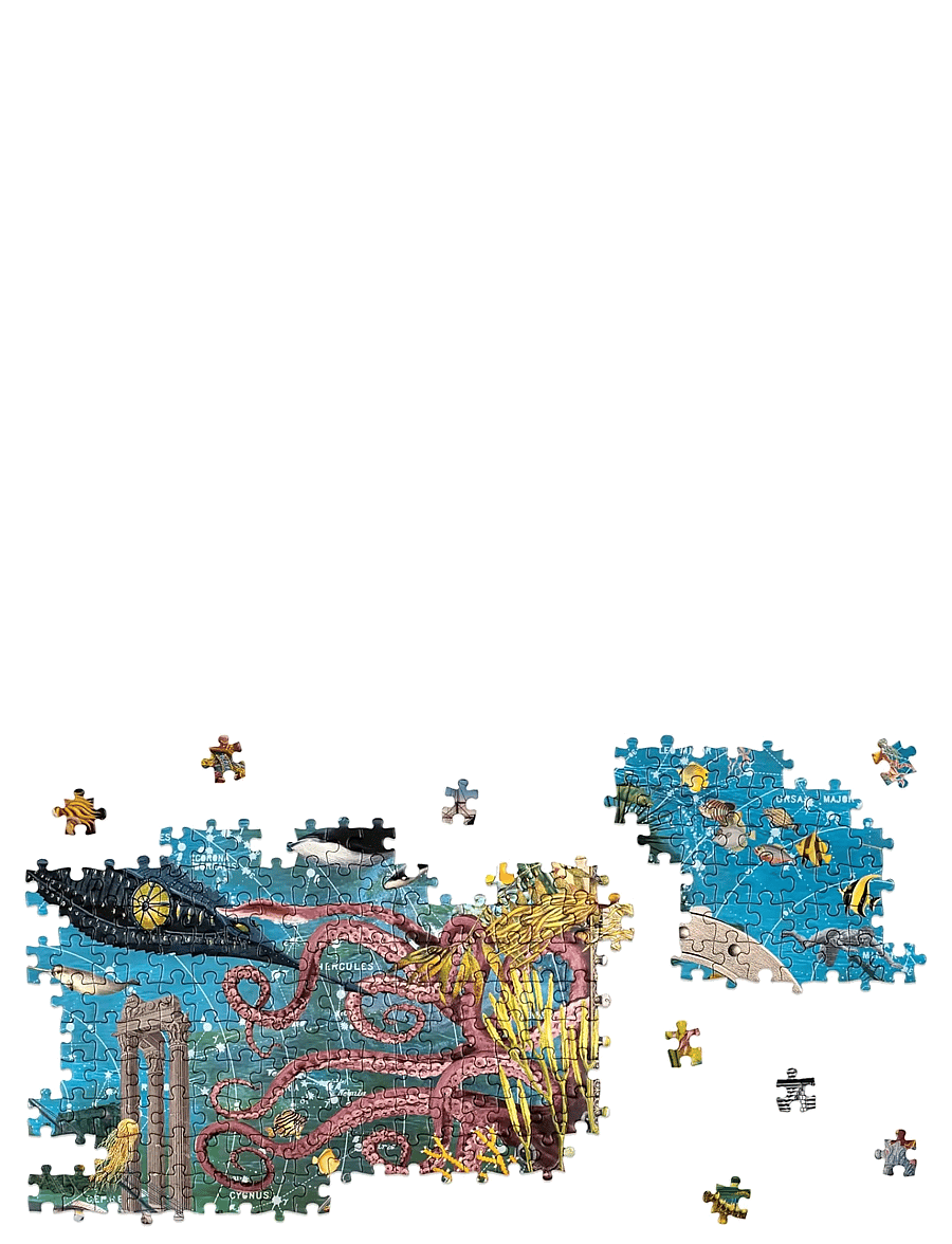 New Mags - 20,000 Leagues Under the Sea - 1000 pcs. Puzzle - mängud ja pusled - multi coloured - 1