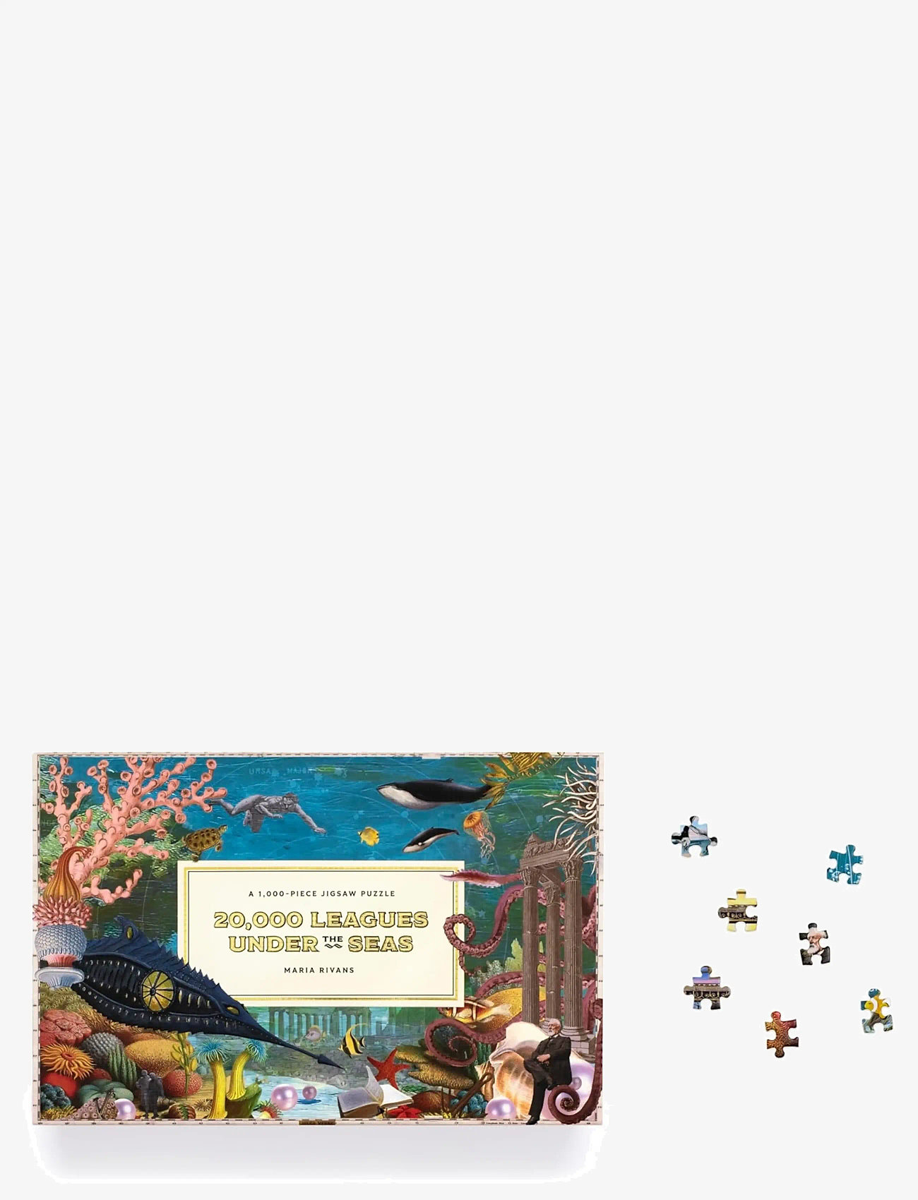 New Mags - 20,000 Leagues Under the Sea - 1000 pcs. Puzzle - spil & puslespil - multi coloured - 2