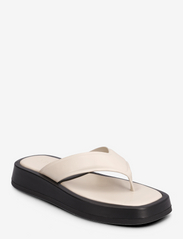 NEWD.Tamaris - Woms Slides - flade sandaler - cream/black - 0