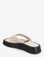 NEWD.Tamaris - Woms Slides - platte sandalen - cream/black - 2