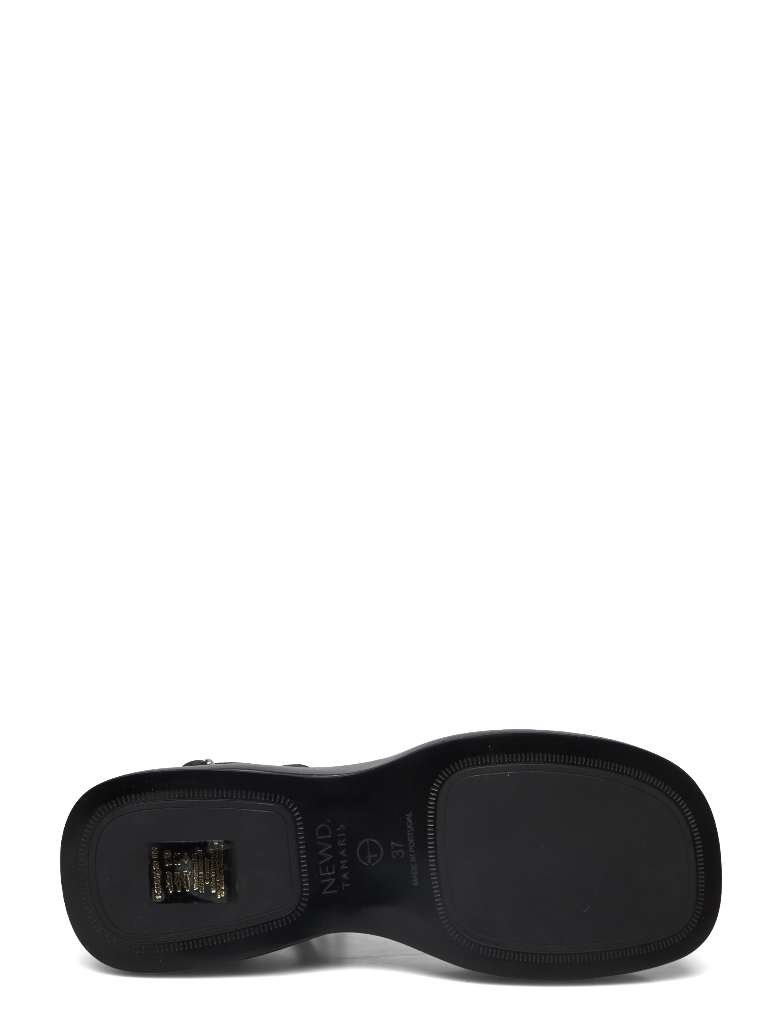 NEWD.Tamaris - Woms Sandals - platformsandaler - black uni - 4