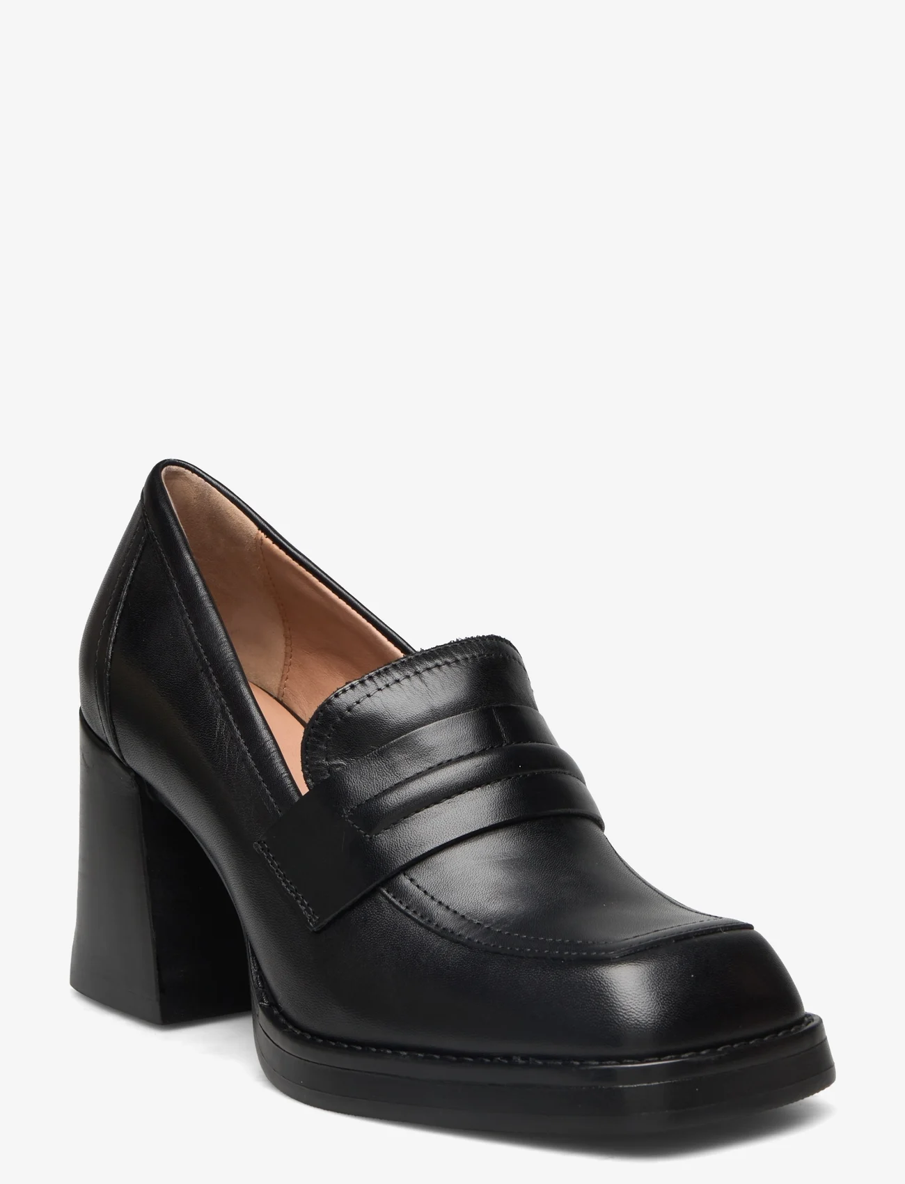 NEWD.Tamaris - Women Slip-on - loafers med hæl - black - 0