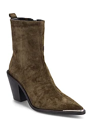 NEWD.Tamaris - Women Boots - hohe absätze - olive - 0